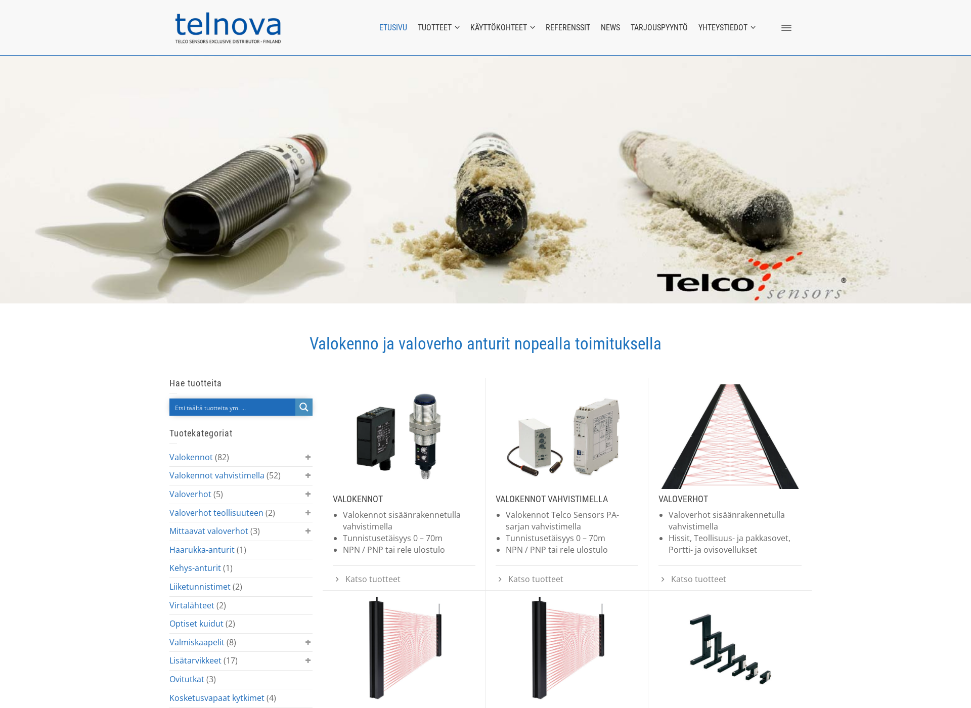 Screenshot for telnova.fi