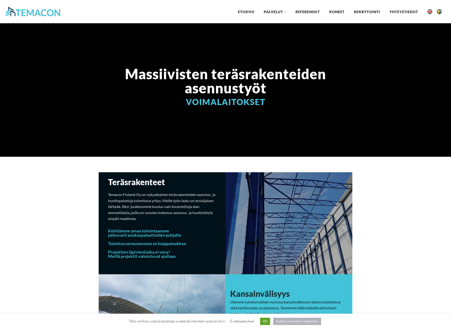 Screenshot for temacon.fi