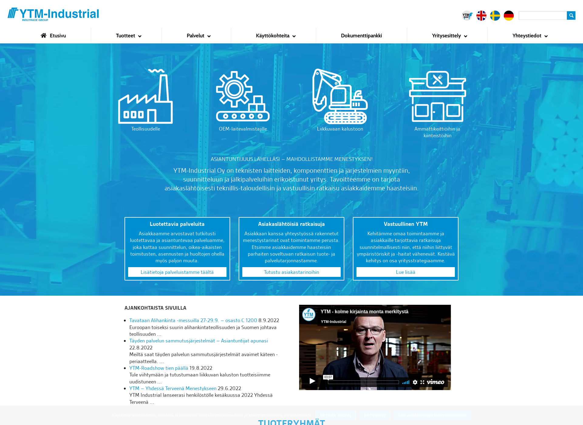 Screenshot for teollisuusapu.fi