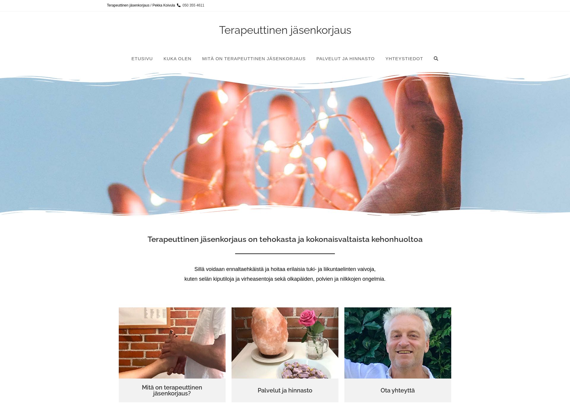 Screenshot for terapeuttinenjasenkorjaus.fi