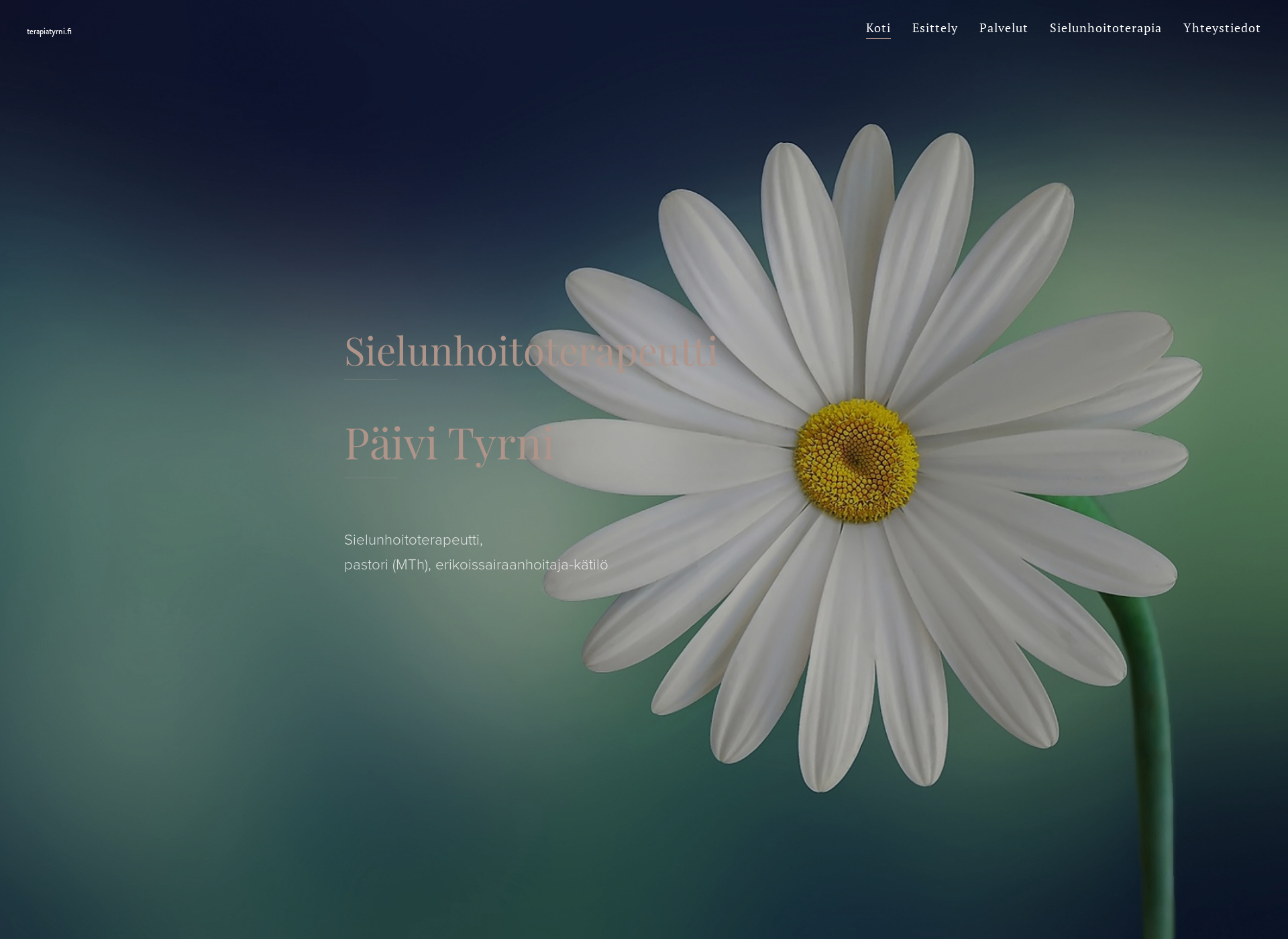 Screenshot for terapiatyrni.fi