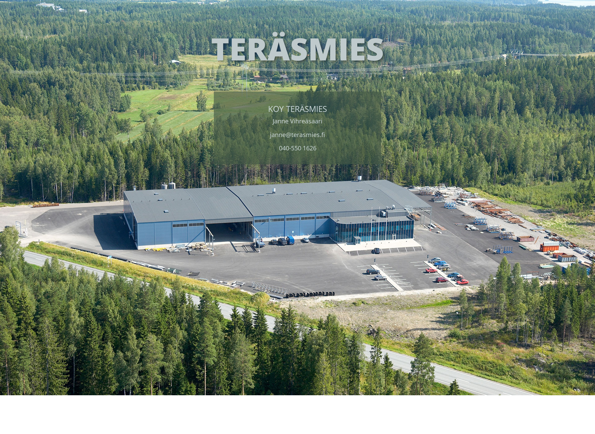 Skärmdump för terasmies.fi