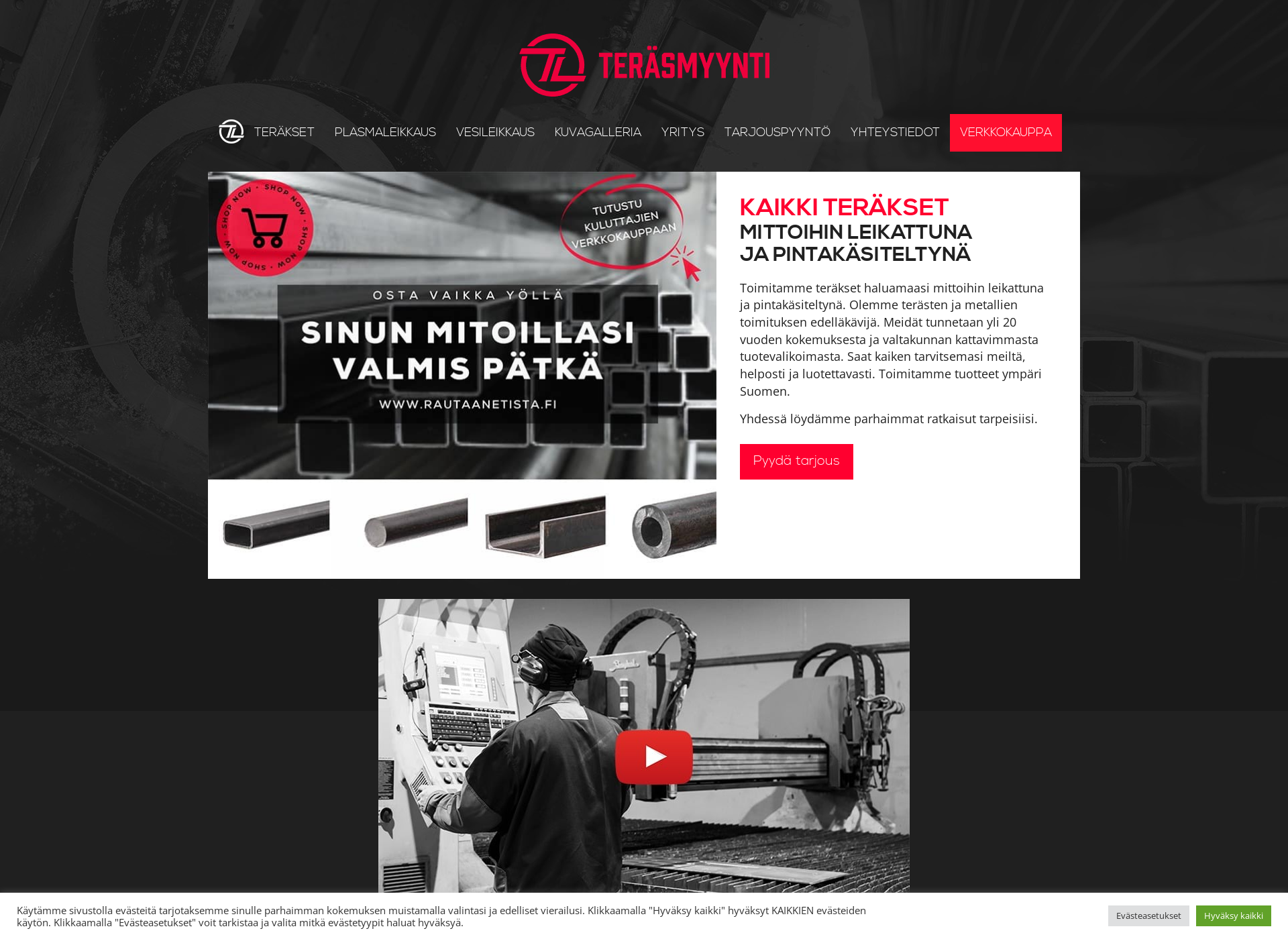 Screenshot for terasmyynti.com