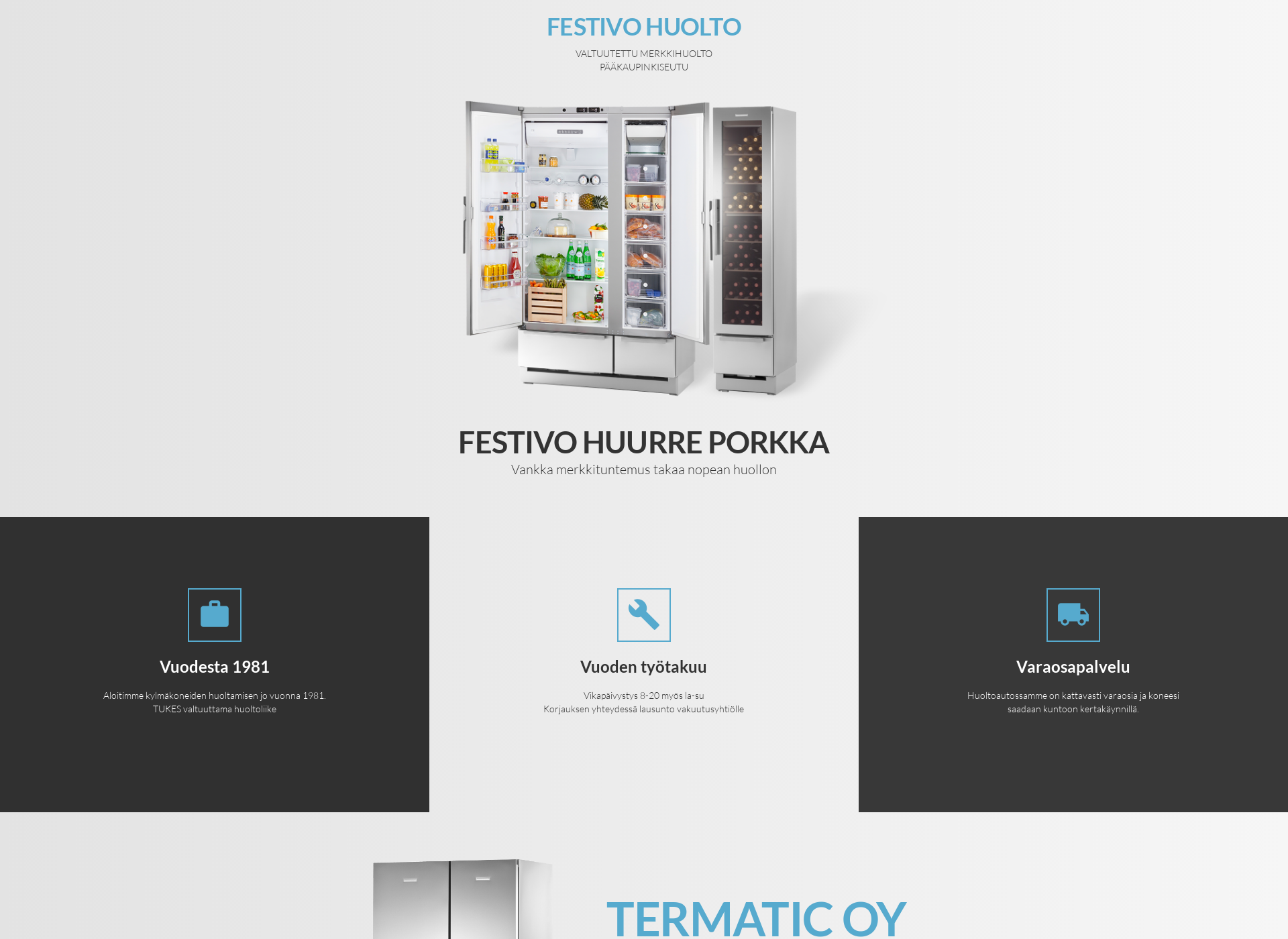 Screenshot for termatic.fi