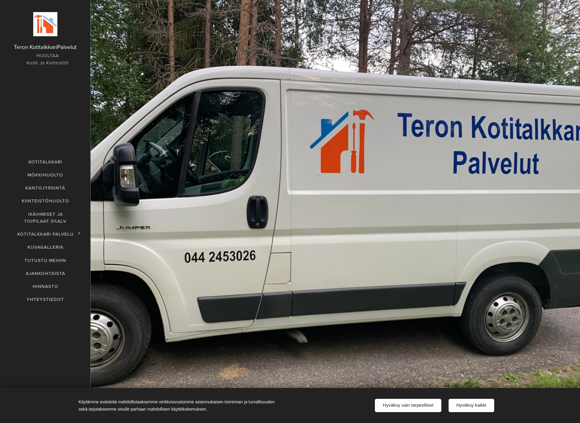 Screenshot for teronkotitalkkaripalvelut.fi