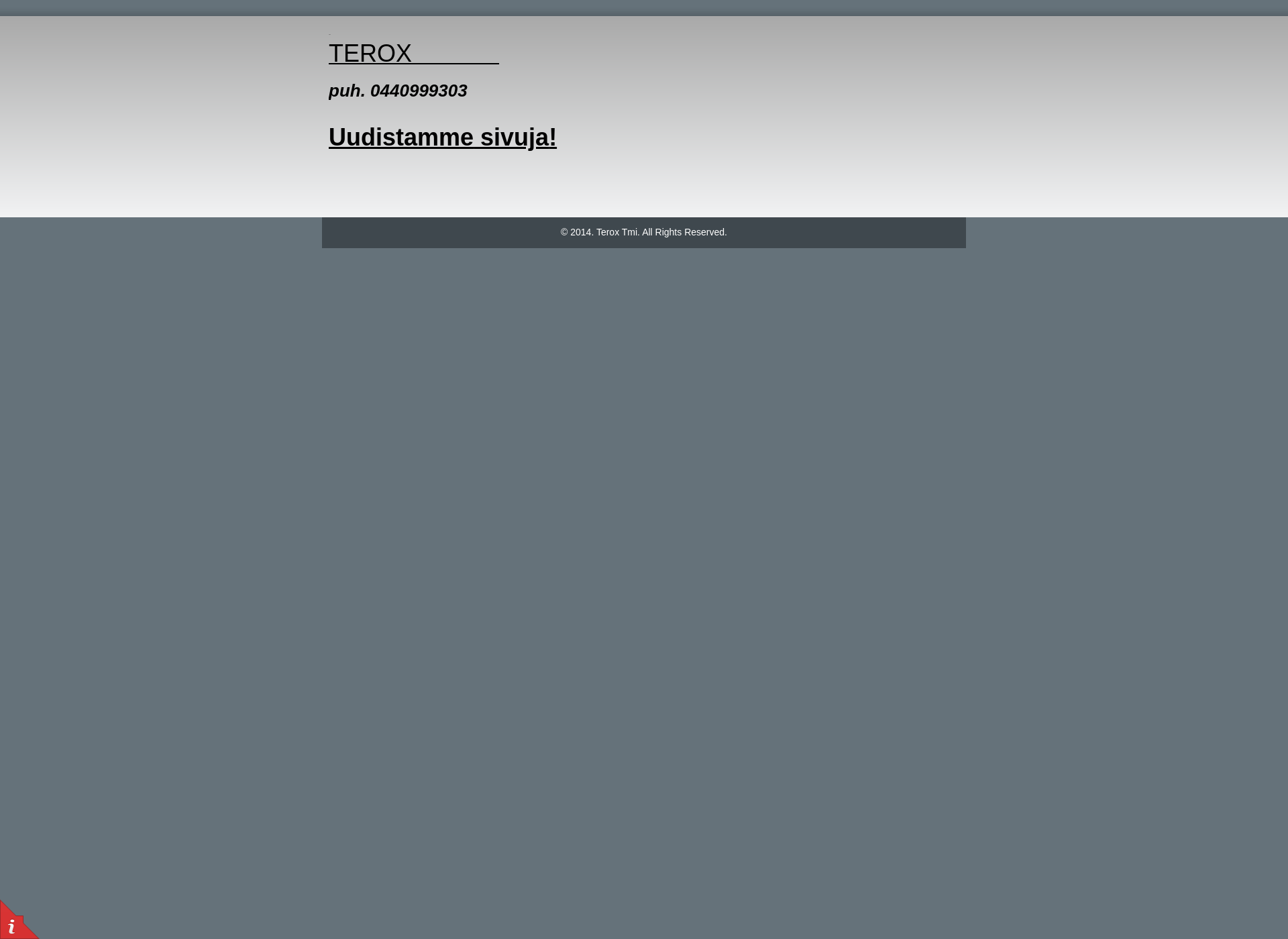 Screenshot for terox.fi