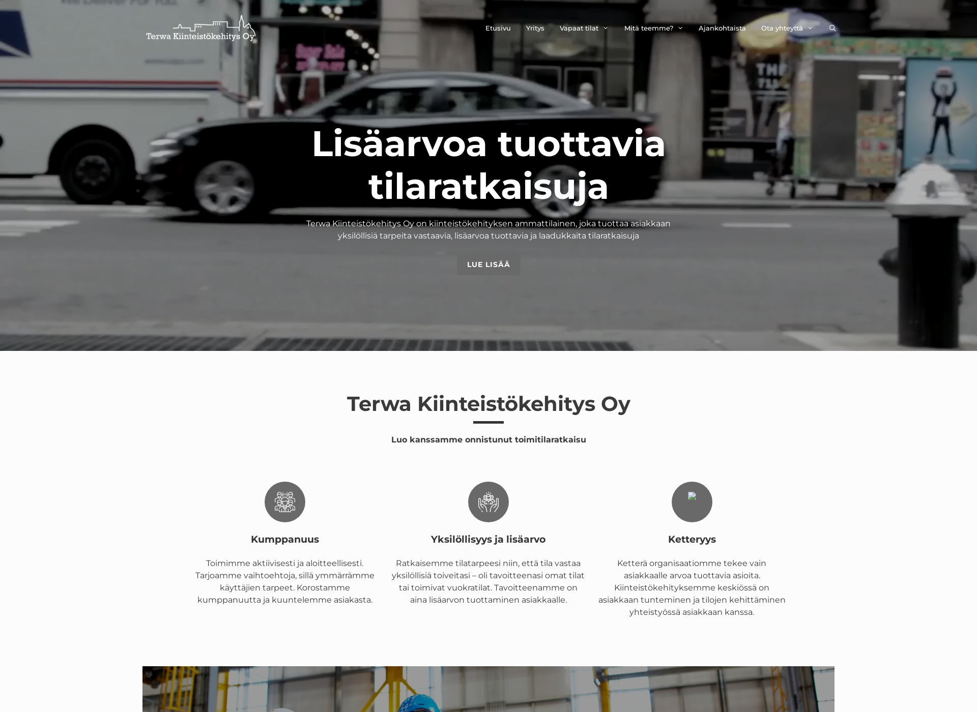 Screenshot for terwakiinteistokehitys.fi