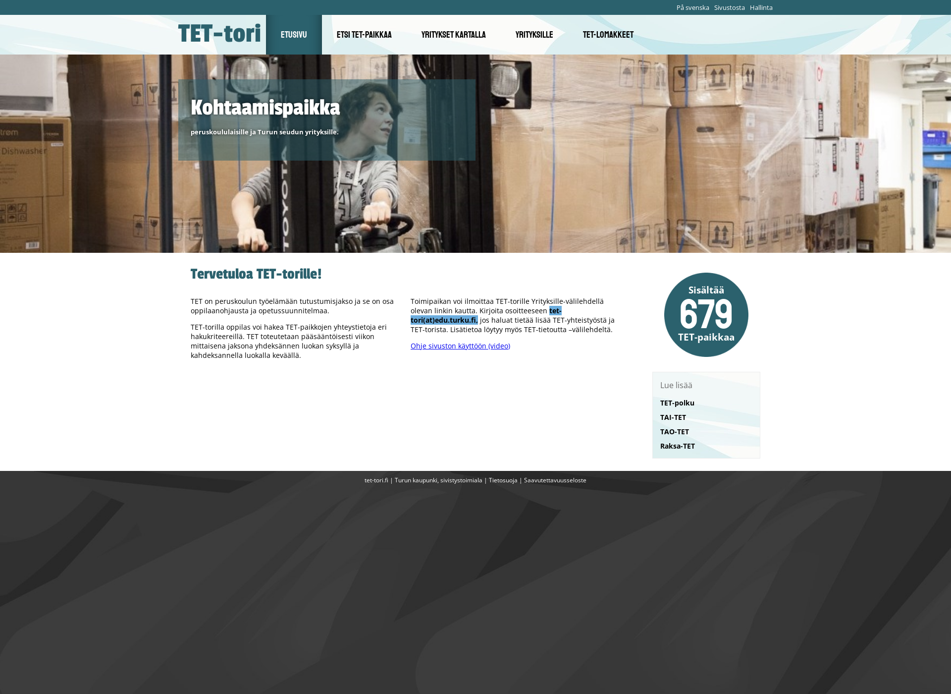 Screenshot for tet-tori.fi