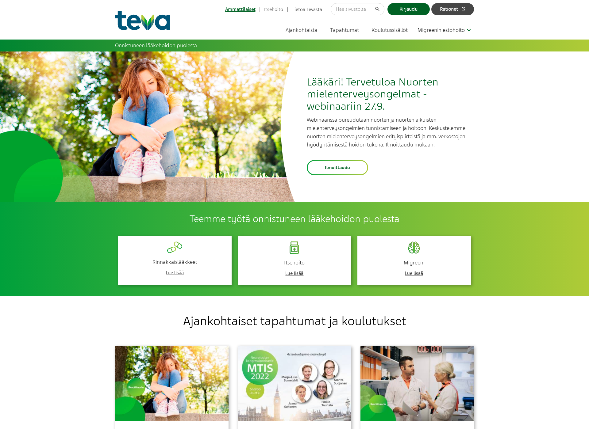 Screenshot for tevafinland.fi