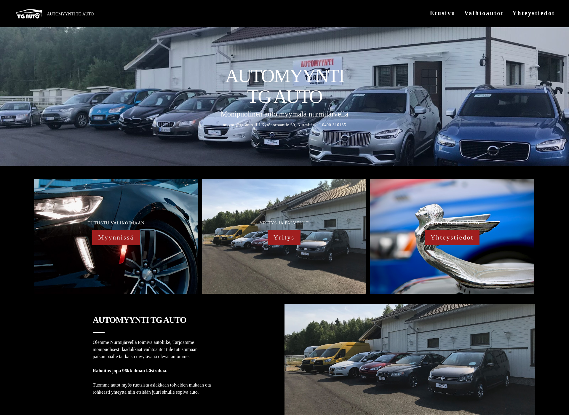 Screenshot for tg-auto.fi