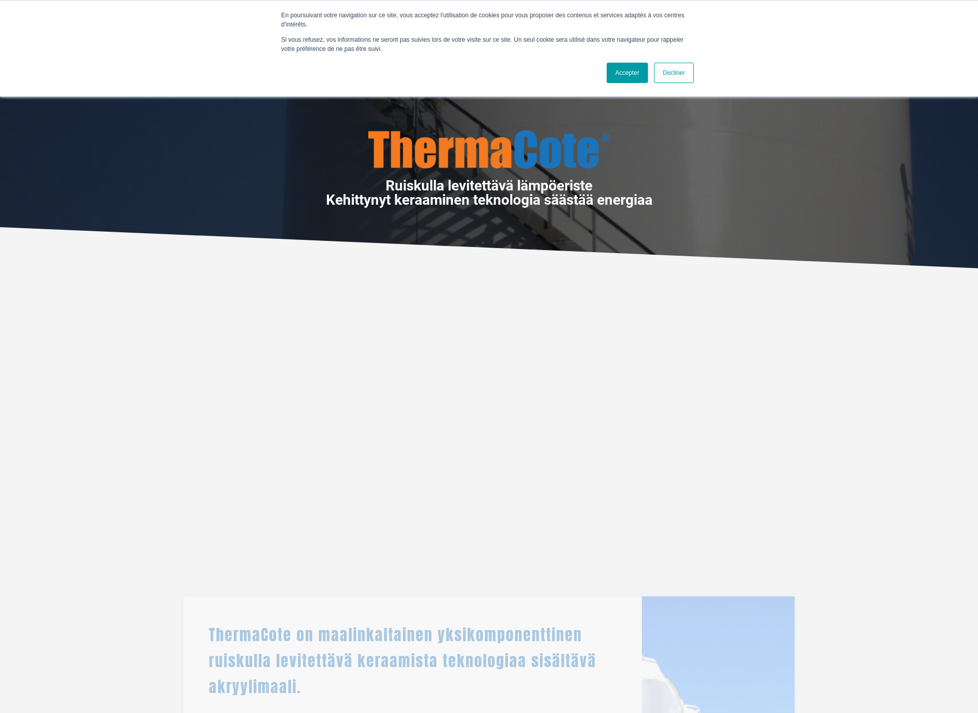 Screenshot for thermacote.fi