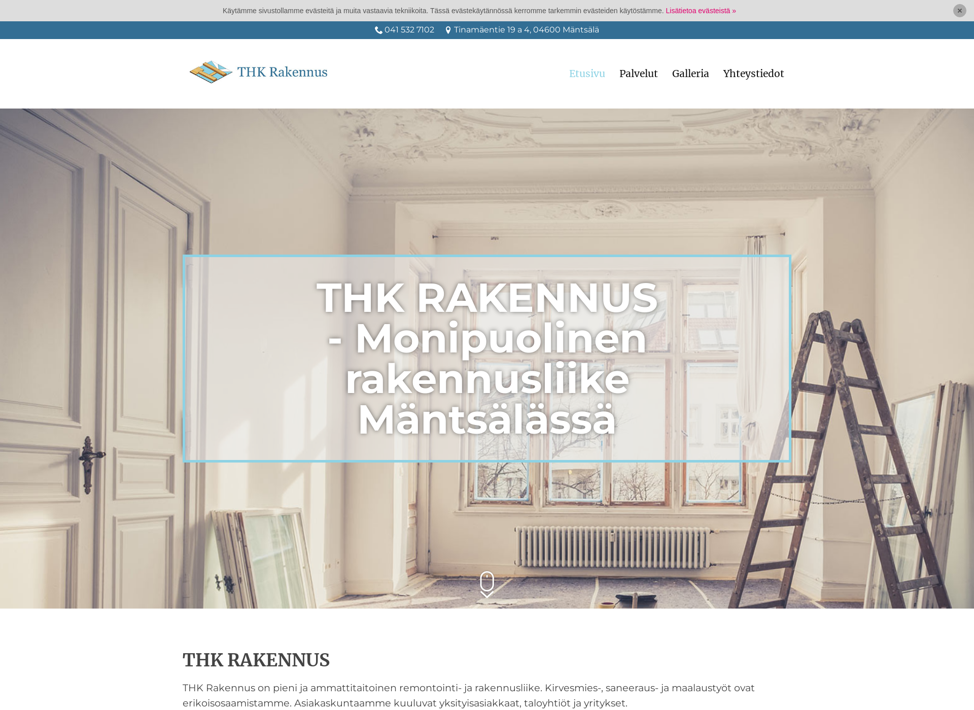 Screenshot for thkrakennus.fi