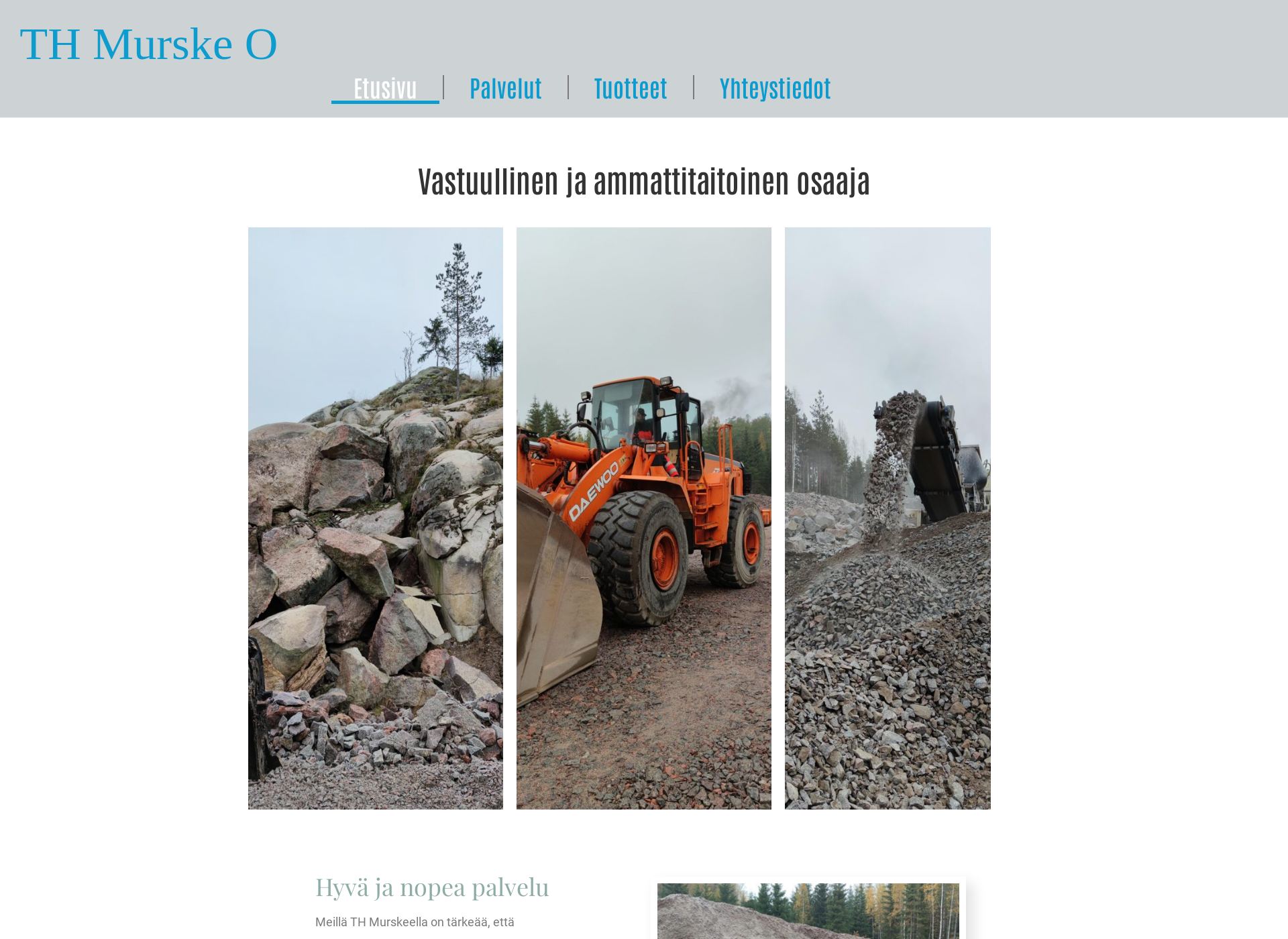 Screenshot for thmurske.fi