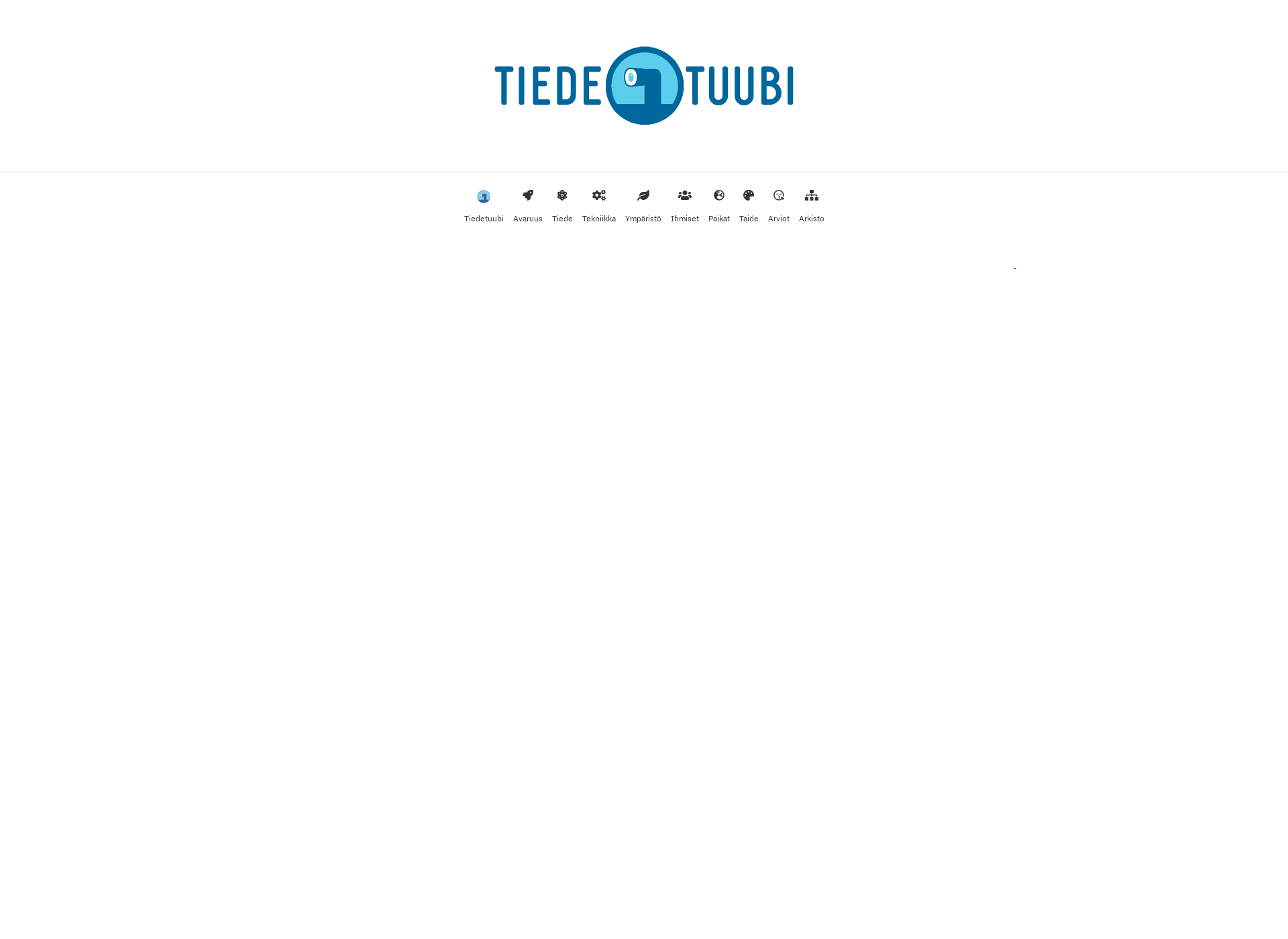 Screenshot for tiedetuubi.fi