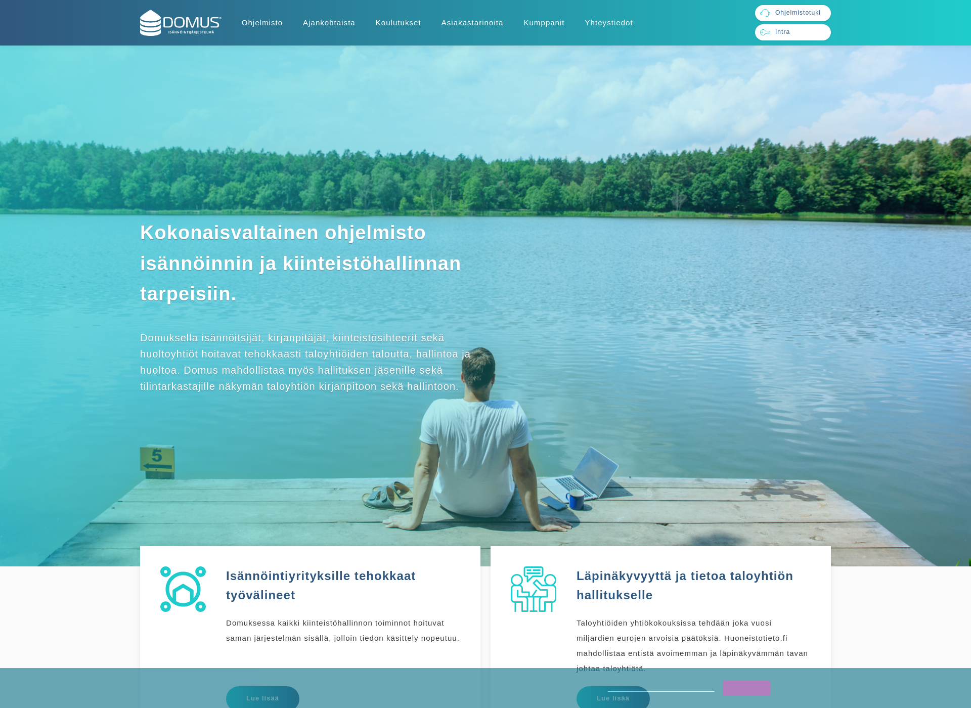 Skärmdump för tietoaika.fi