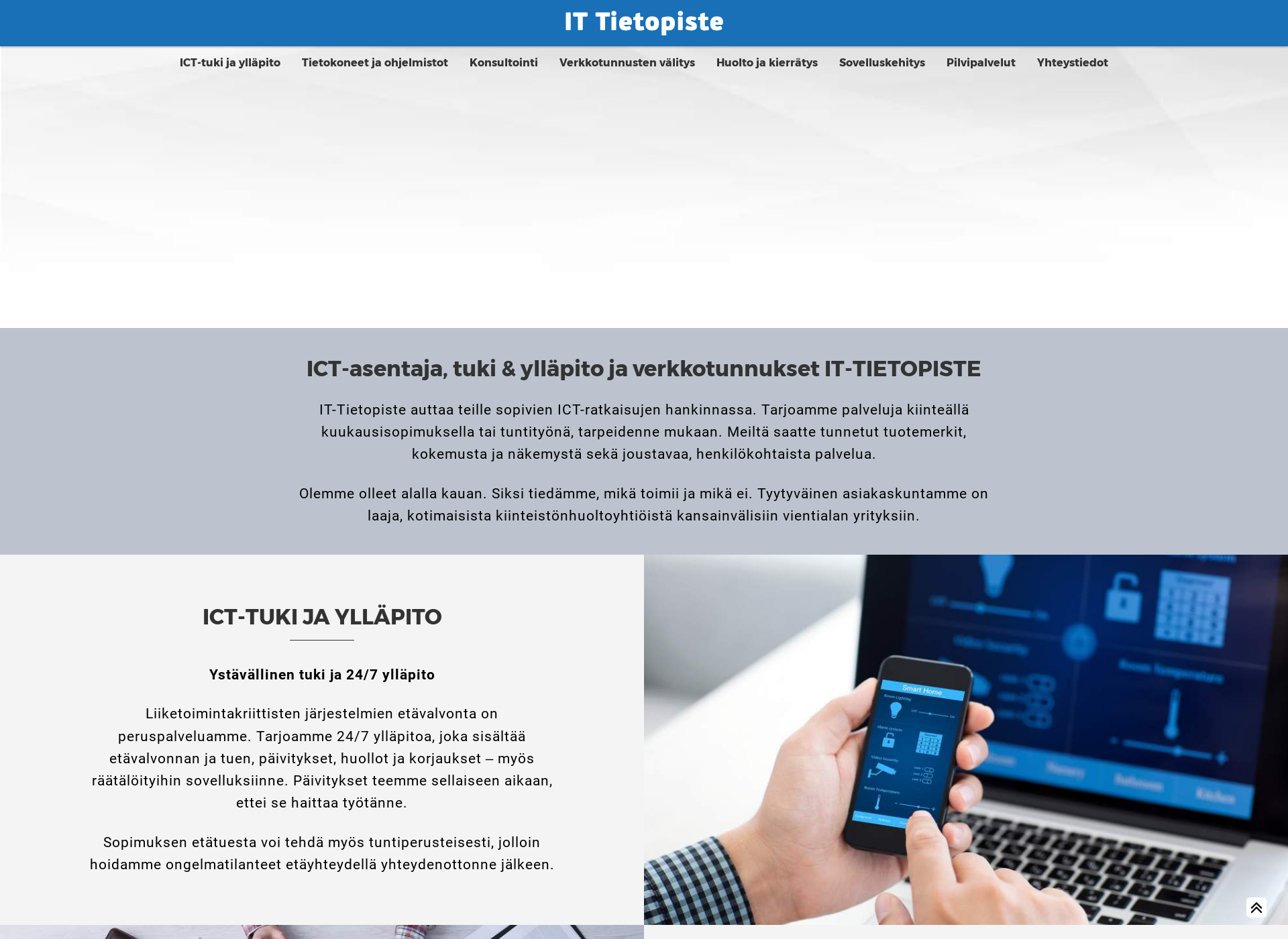 Screenshot for tietopiste.fi