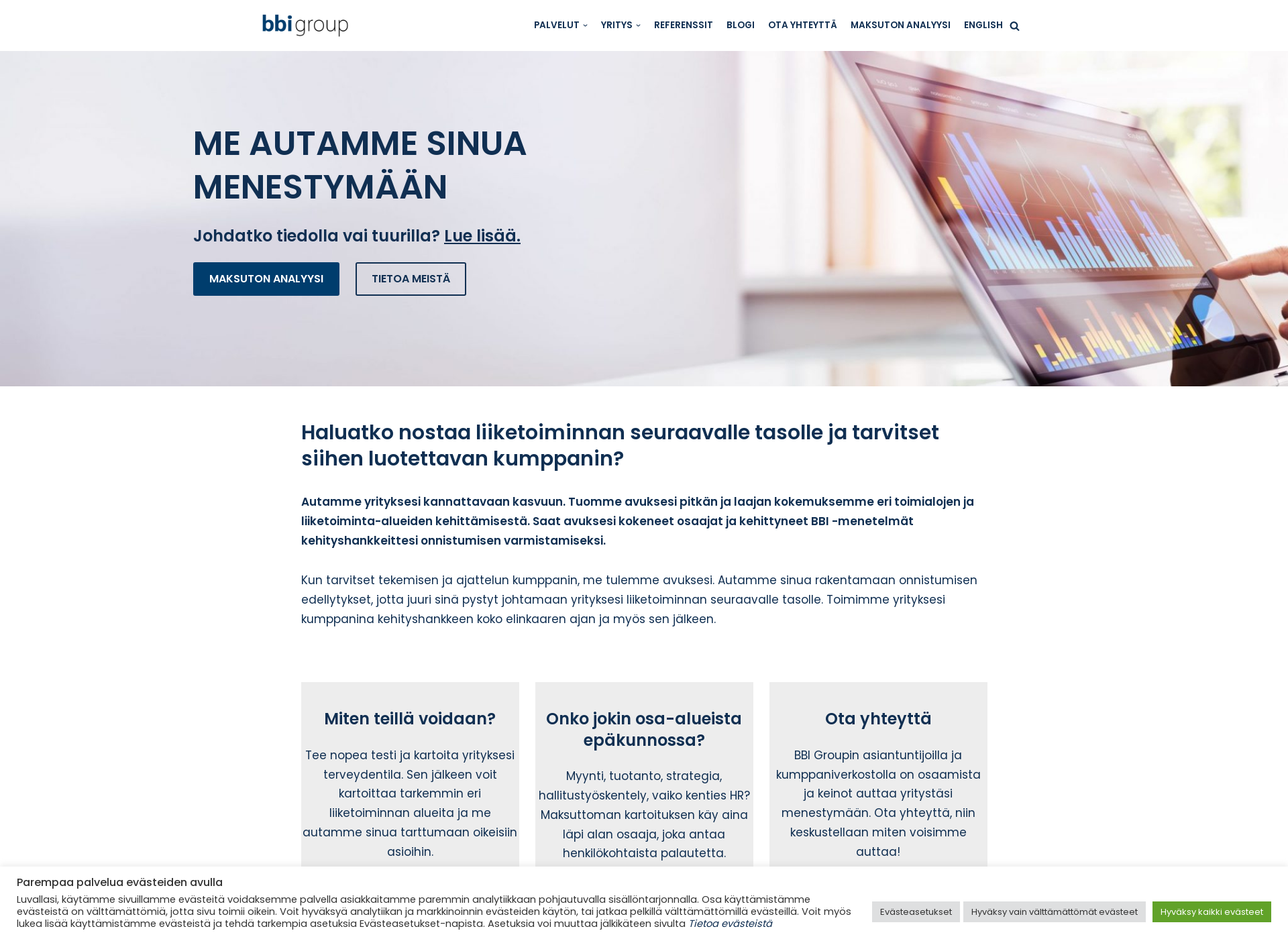Screenshot for tietovoima.fi