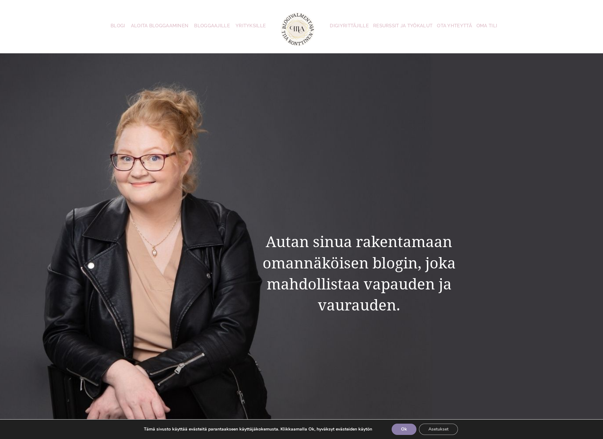 Skärmdump för tiiakonttinen.fi