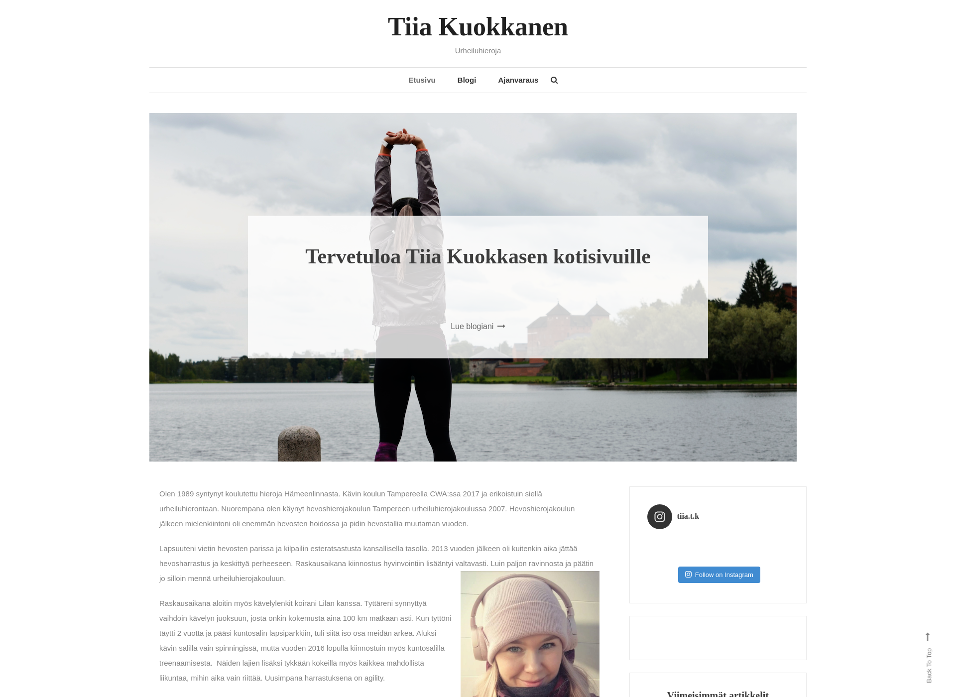 Screenshot for tiiakuokkanen.fi