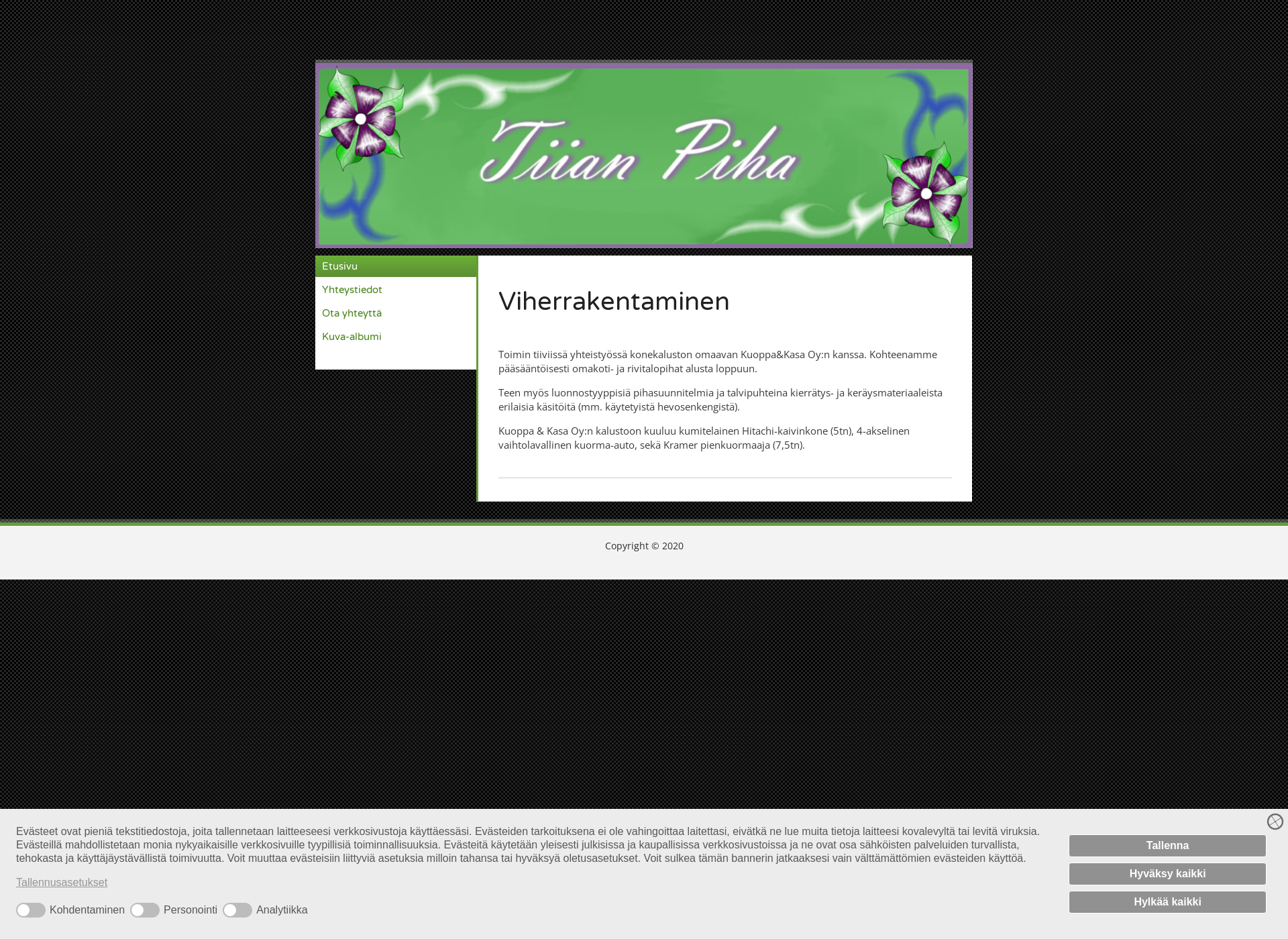 Screenshot for tiianpiha.fi