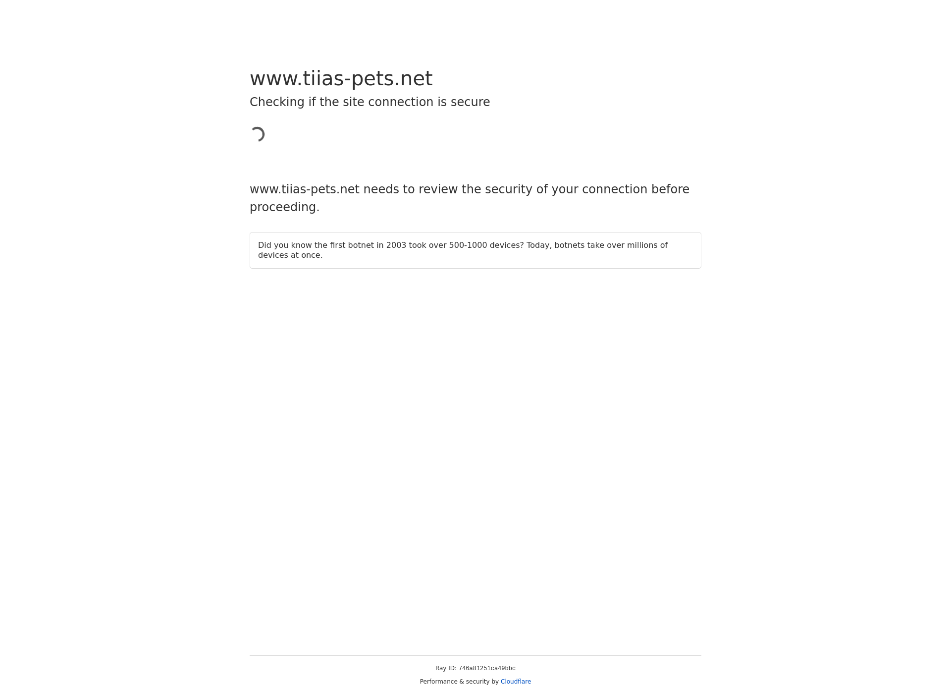 Skärmdump för tiias-pets.net