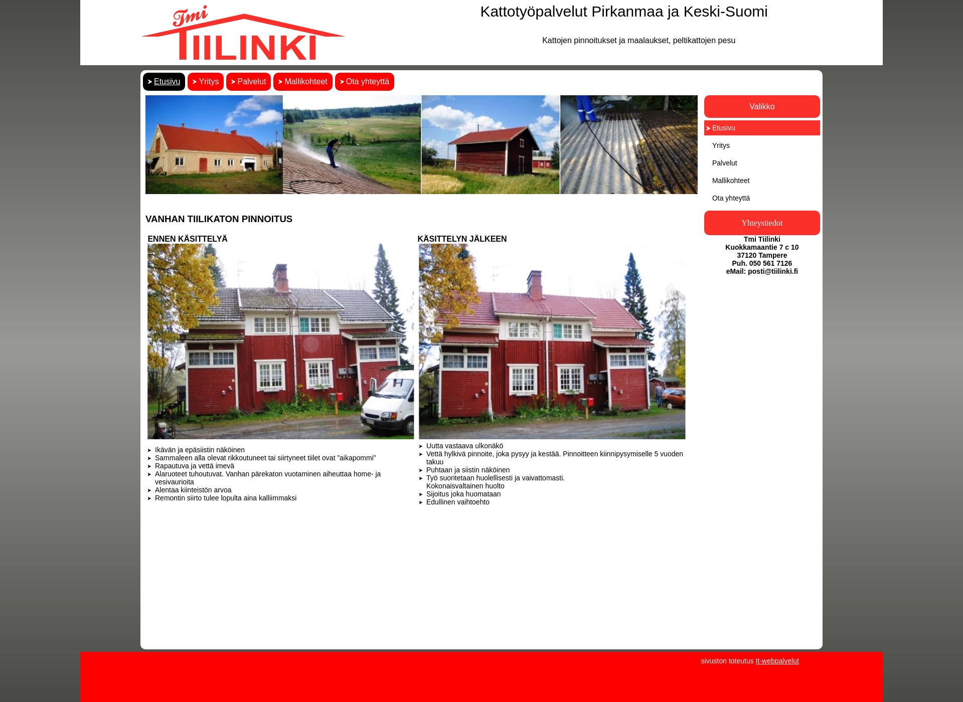 Screenshot for tiilinki.fi