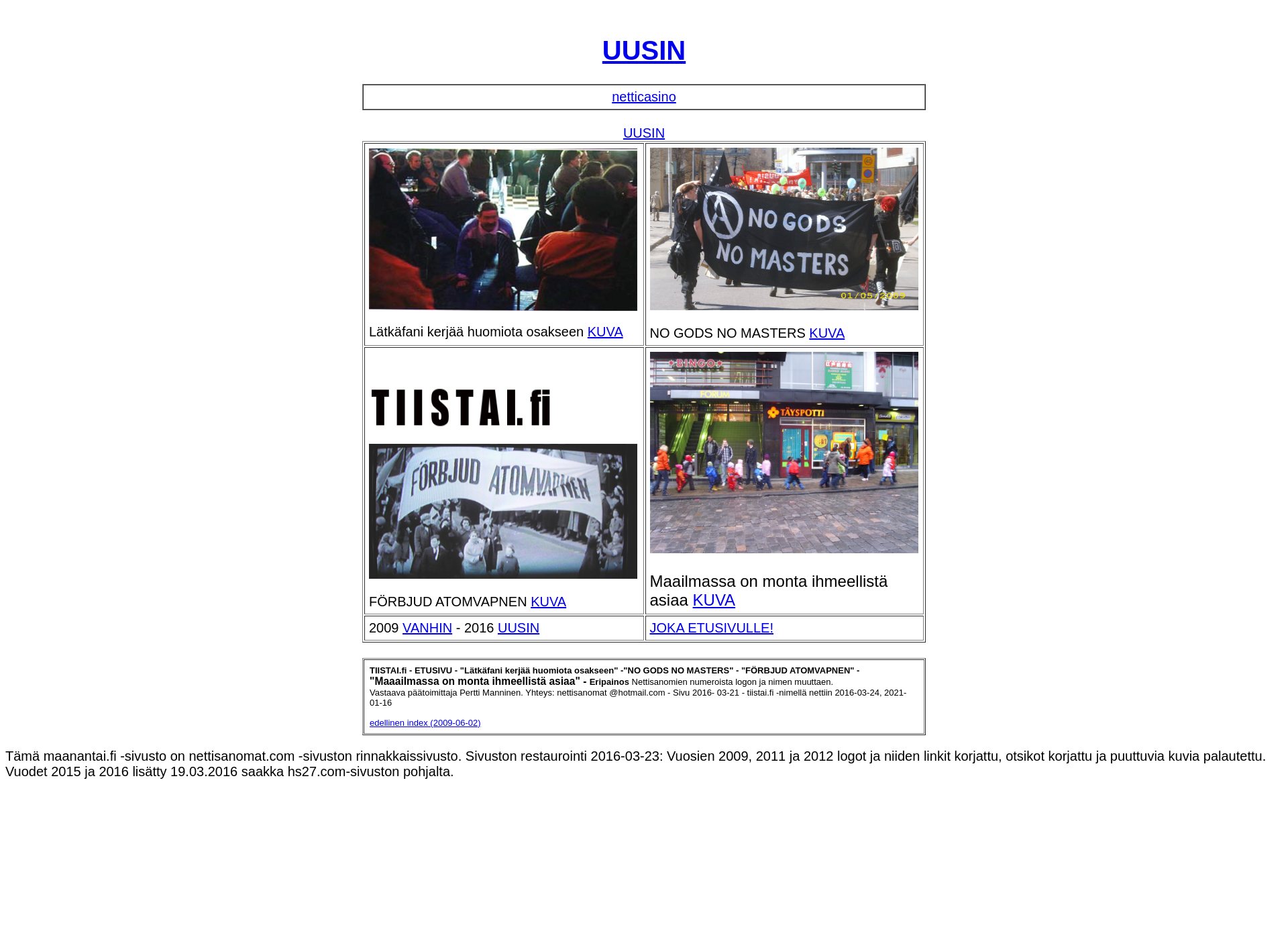 Screenshot for tiistai.fi