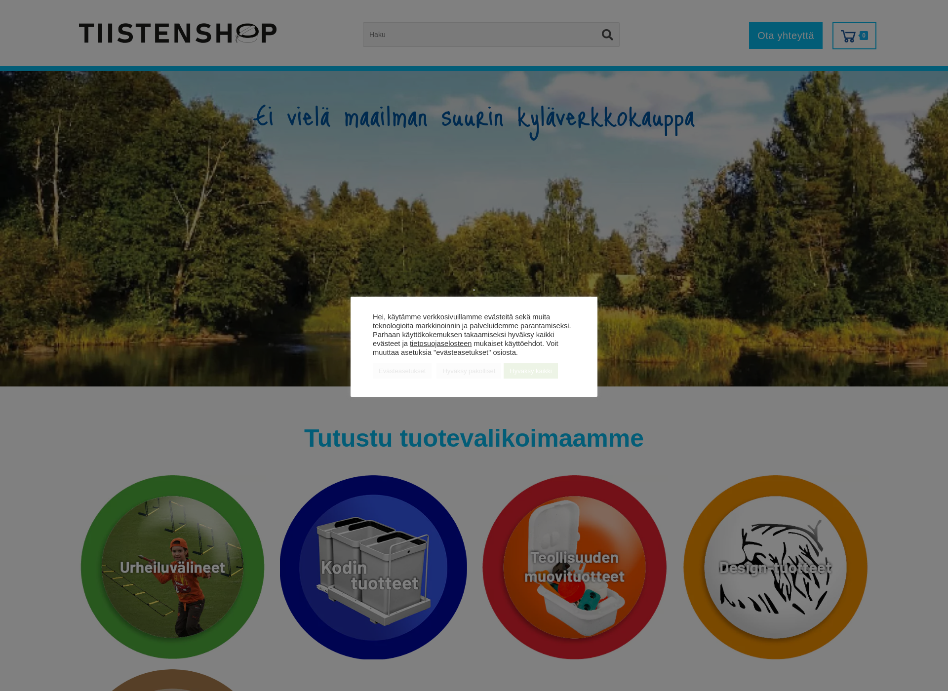 Screenshot for tiistenshop.fi