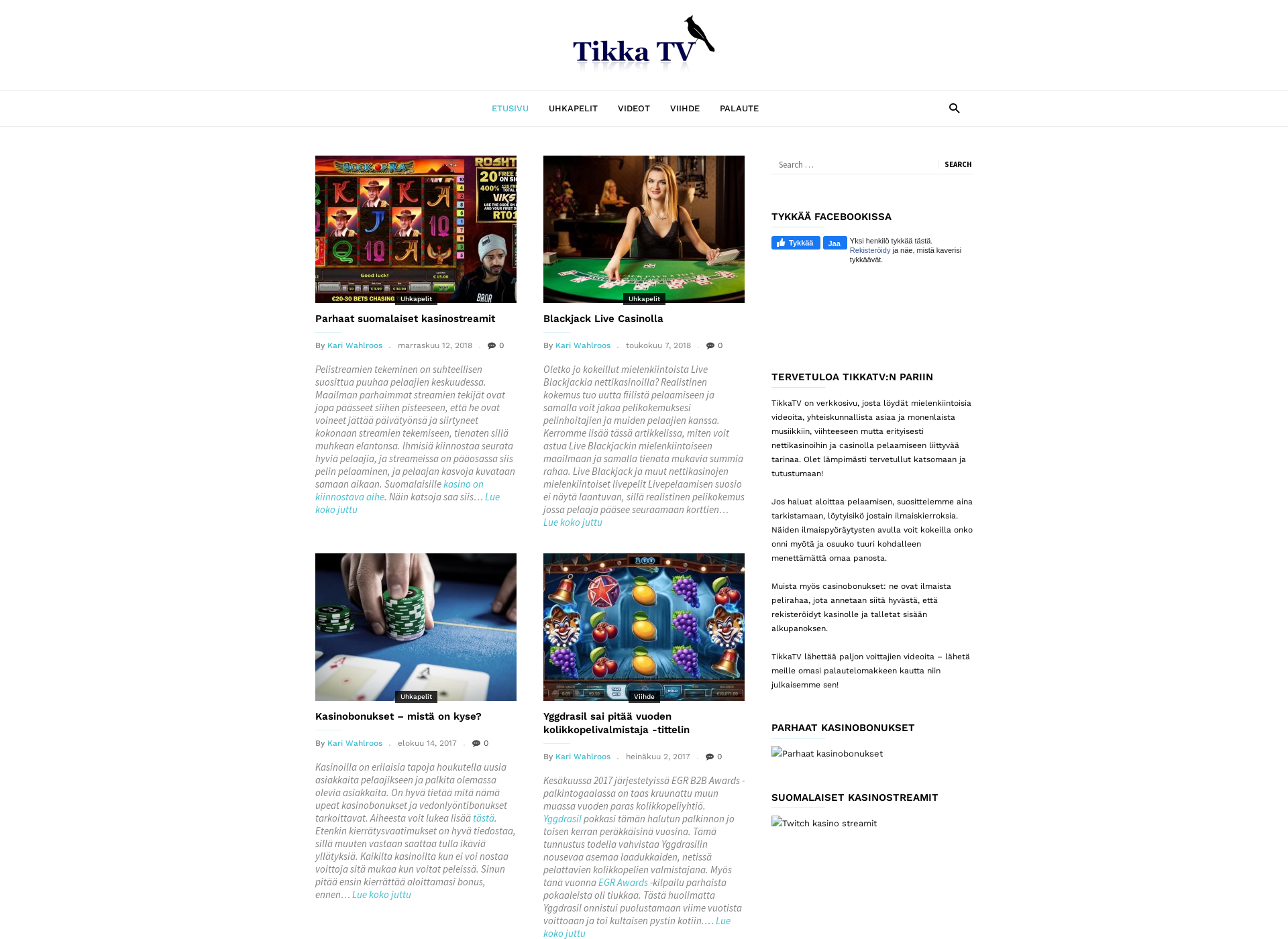 Screenshot for tikkatv.fi