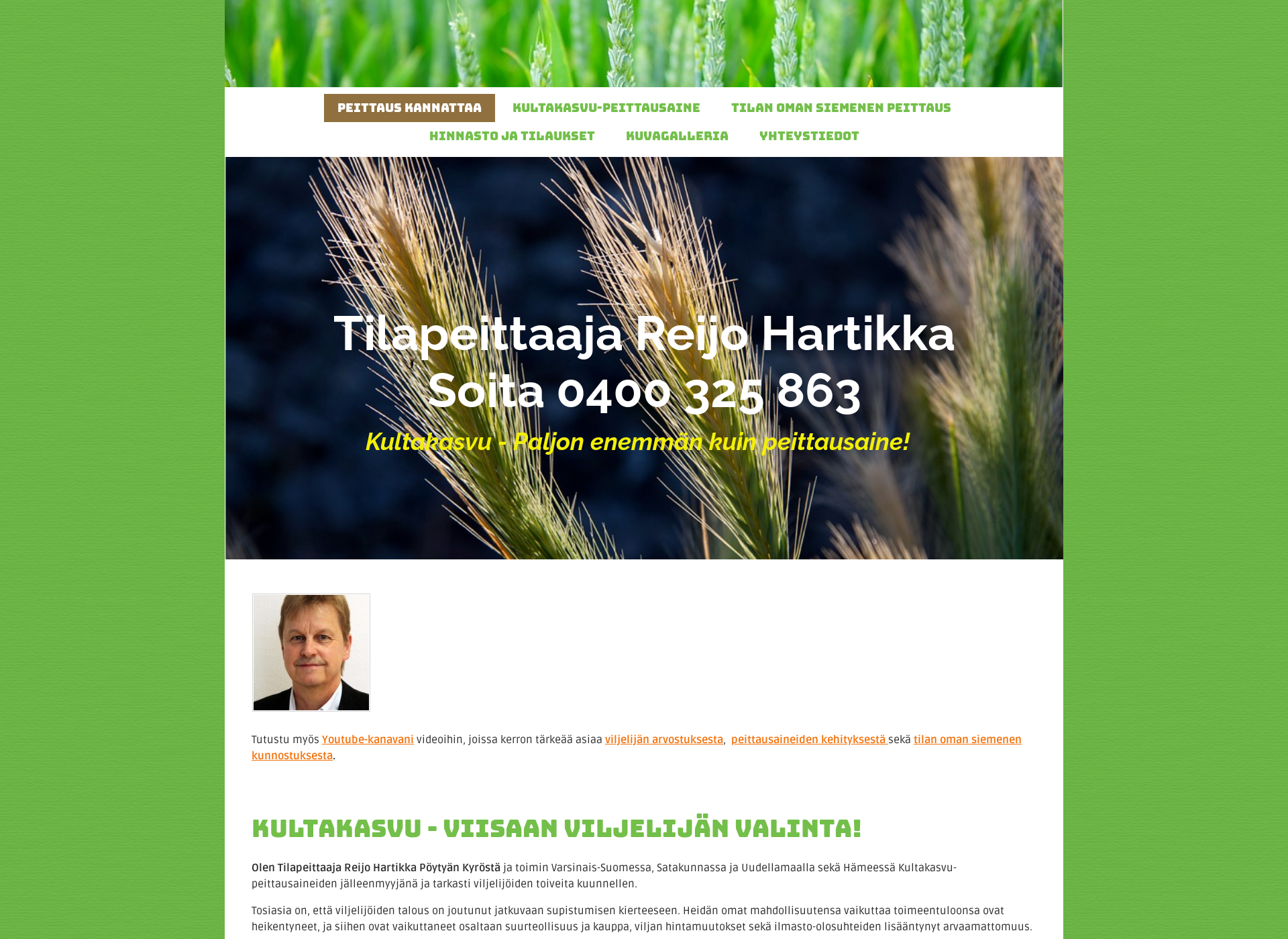 Skärmdump för tilapeittaaja.fi
