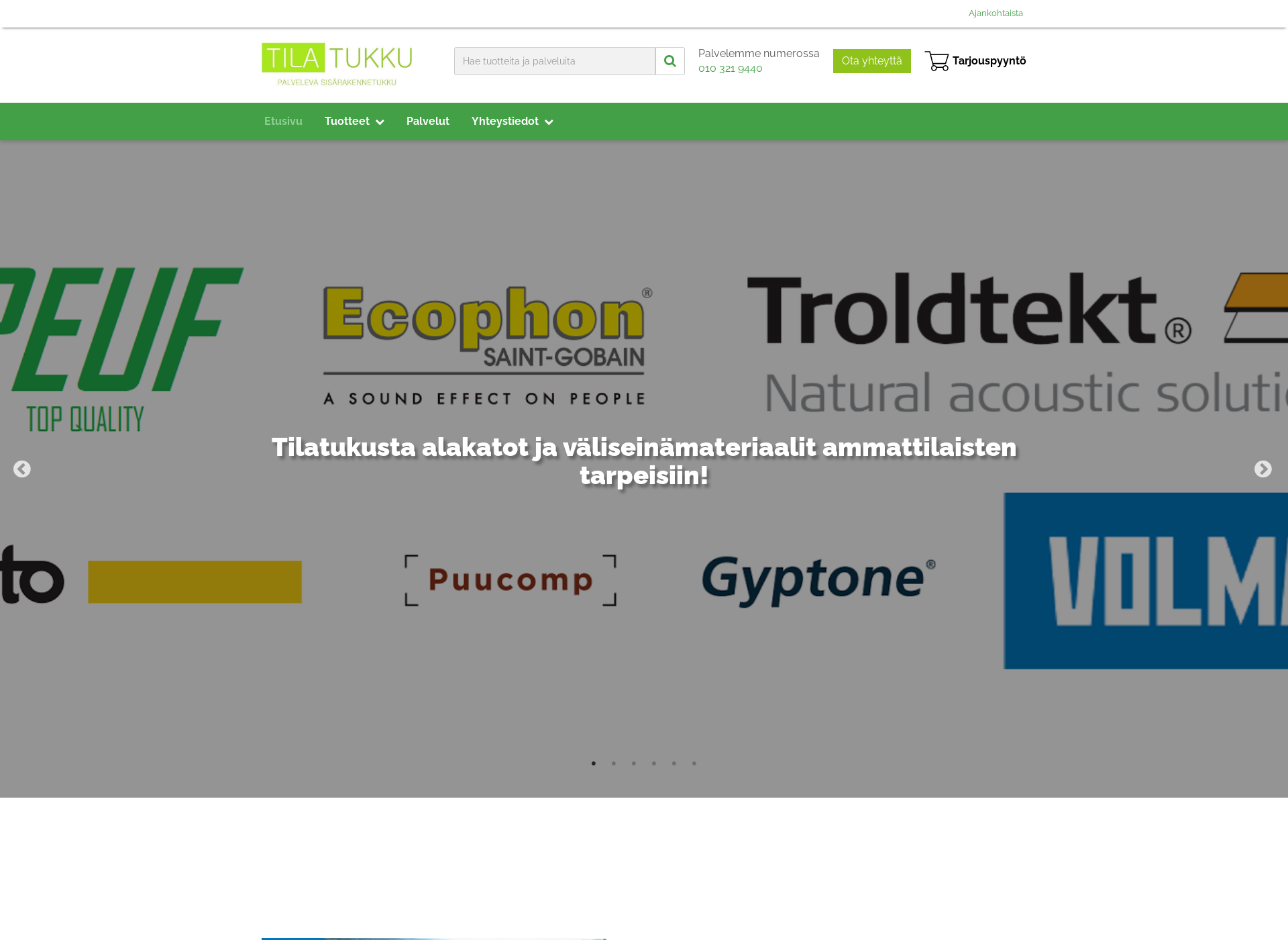 Screenshot for tilatukku.fi