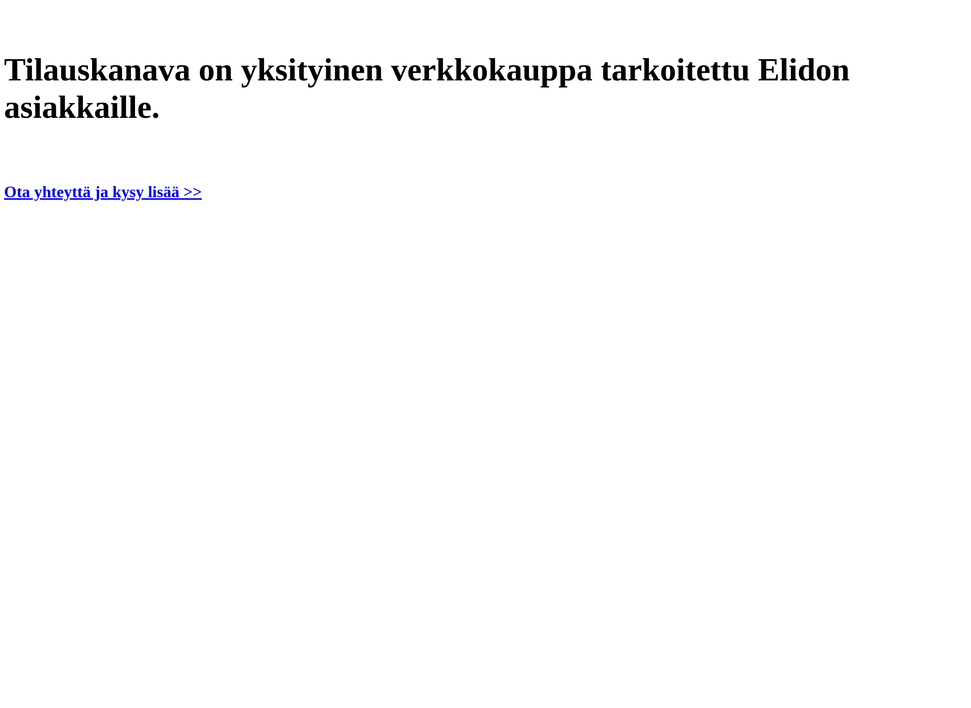 Screenshot for tilauskanava.fi