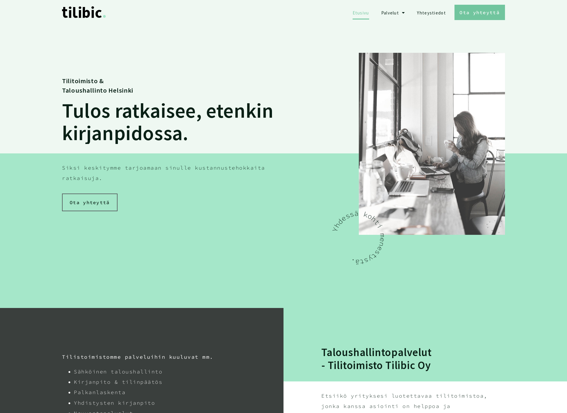 Näyttökuva tilibic.fi