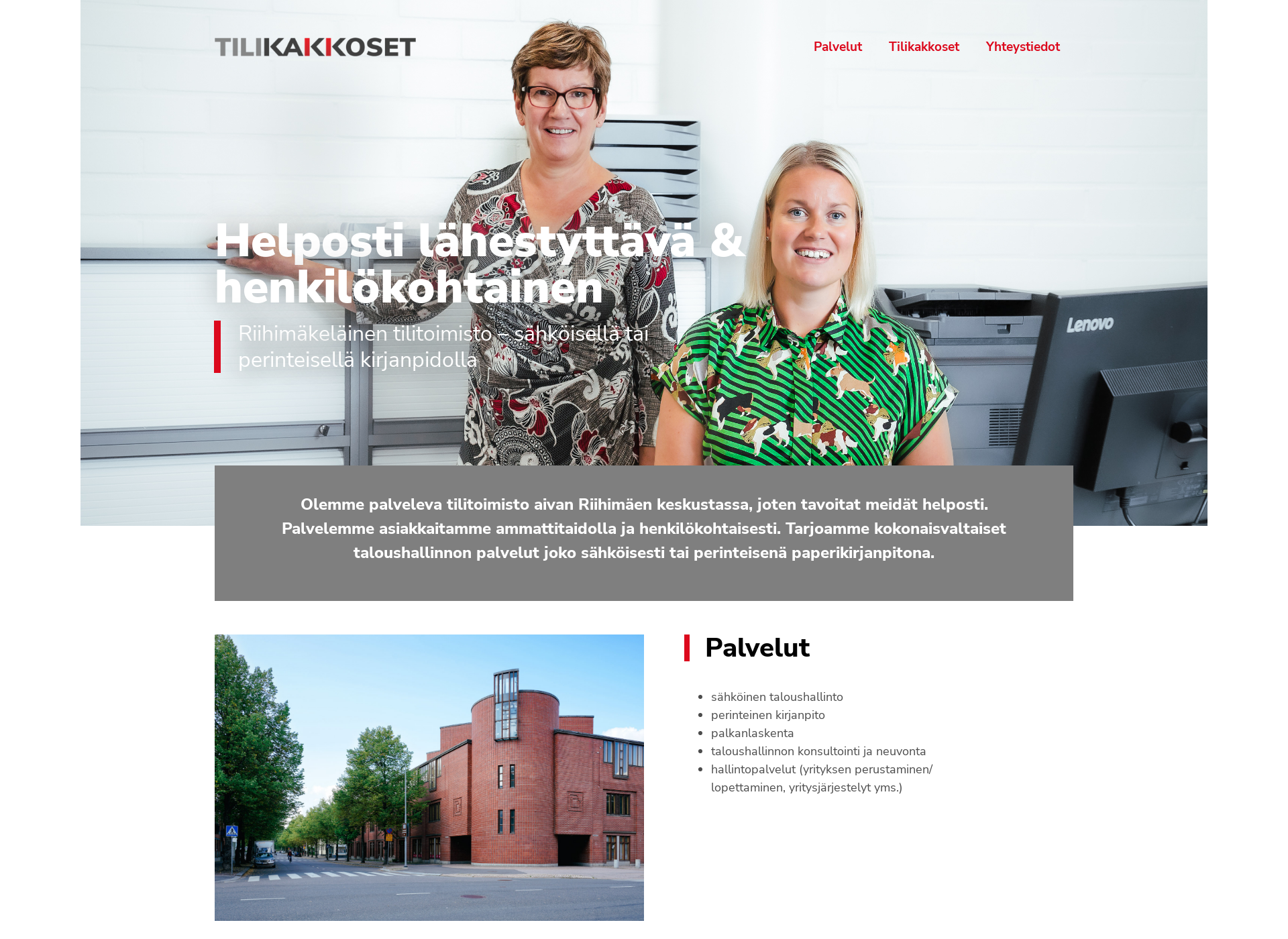 Screenshot for tilikakkoset.fi