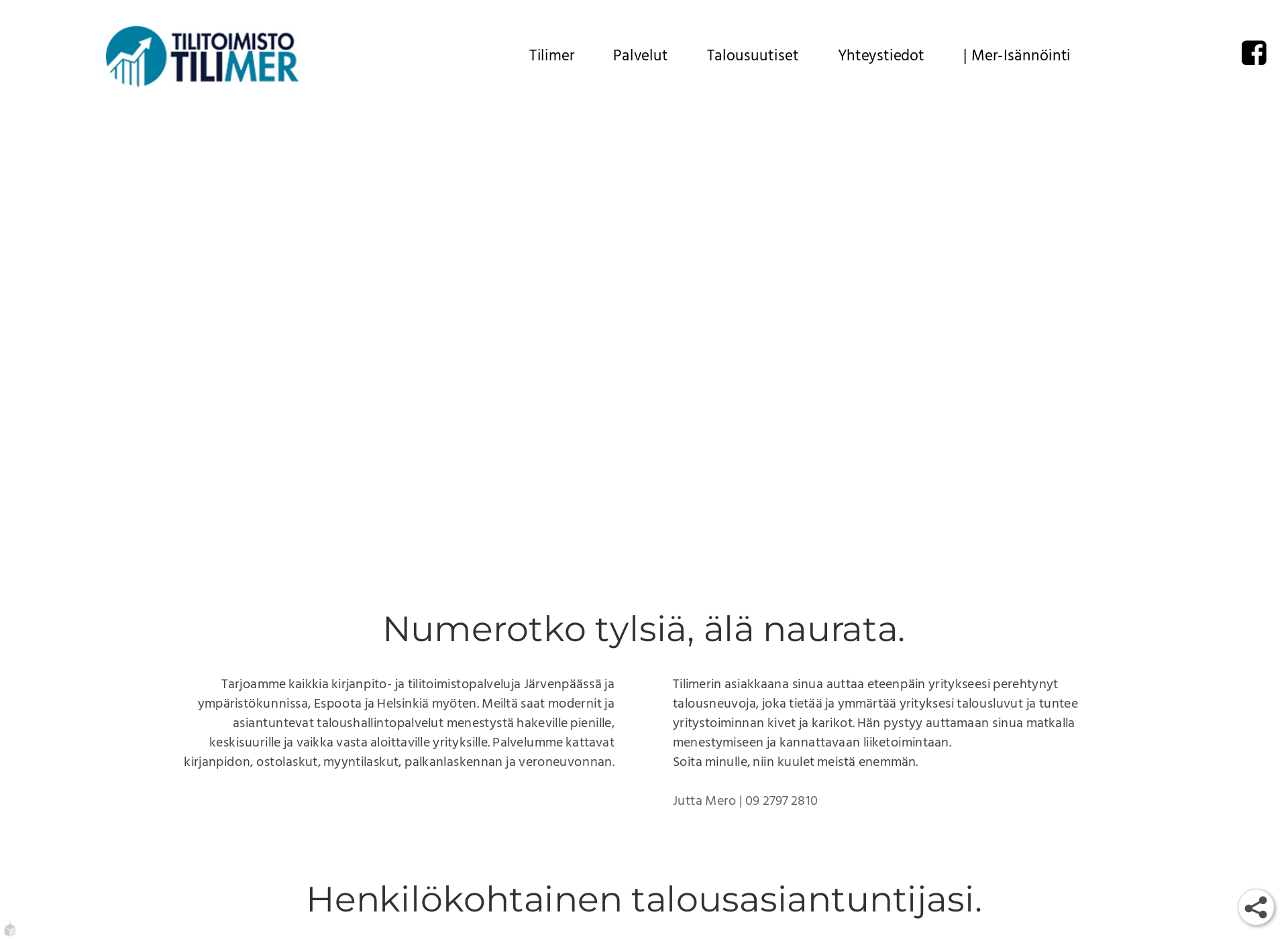 Skärmdump för tilimer.fi