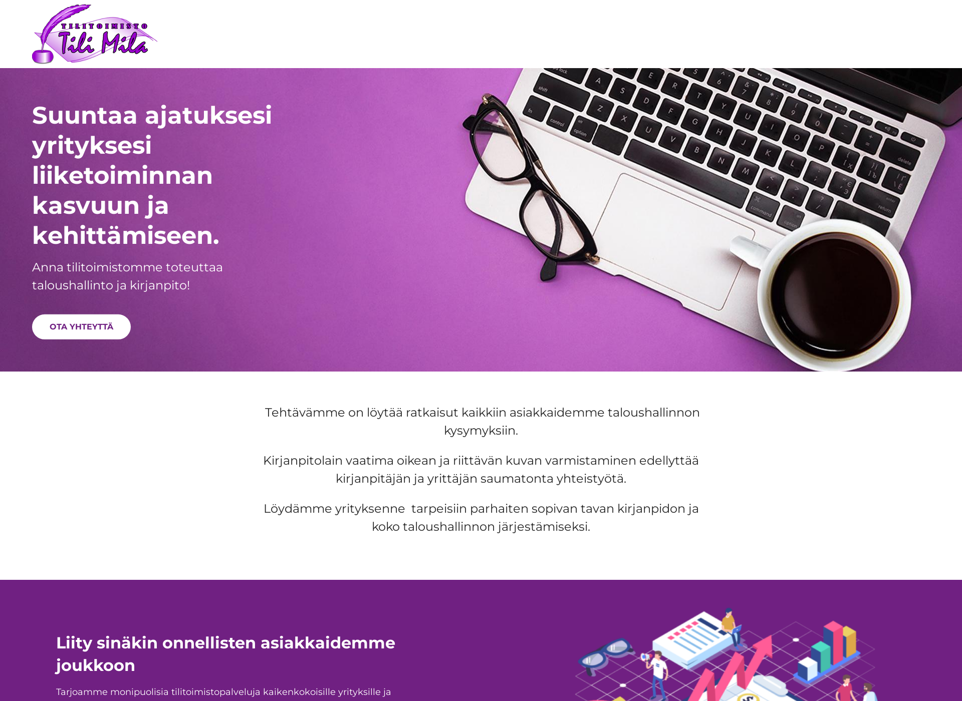 Screenshot for tilimila.fi