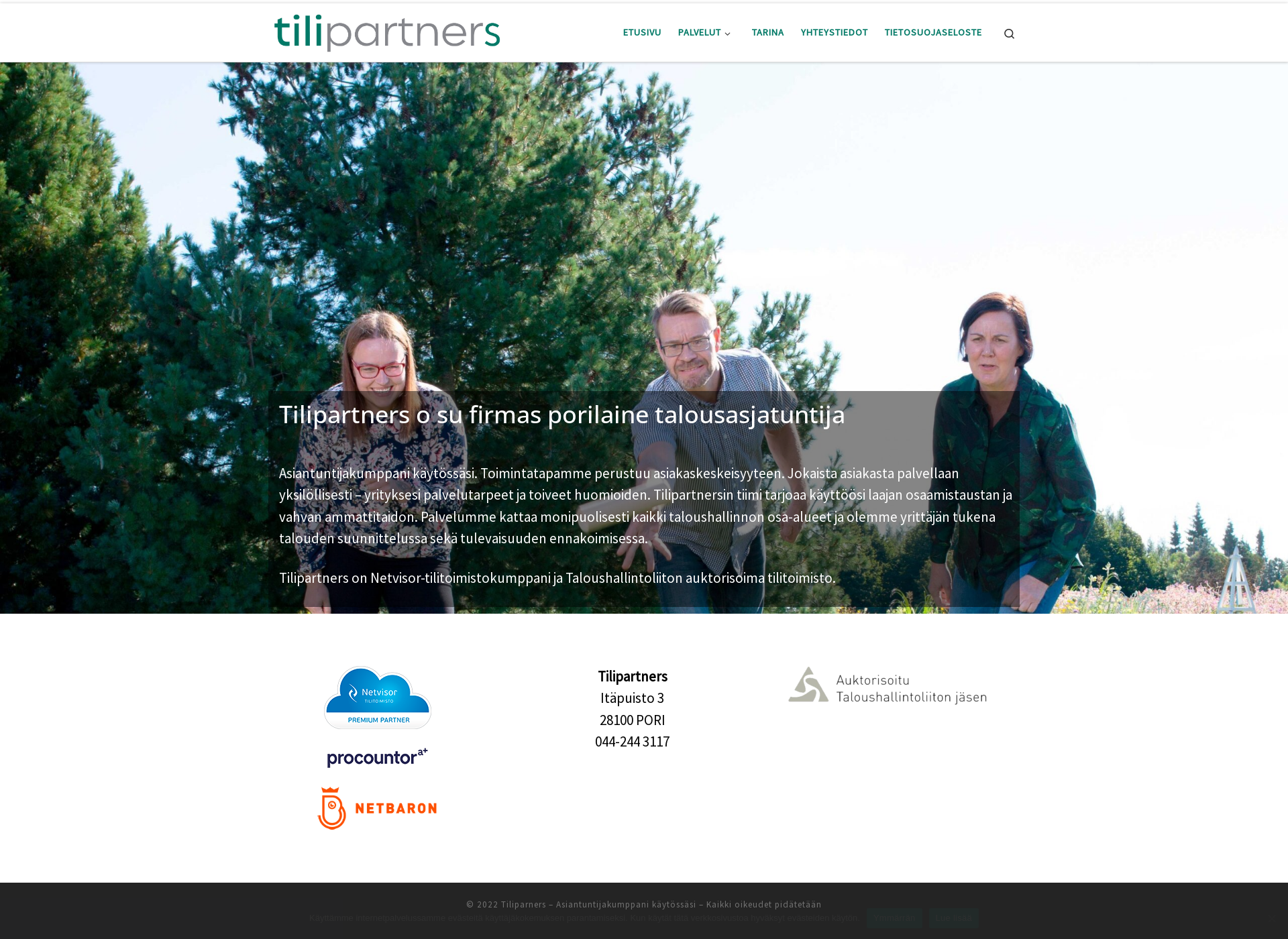 Screenshot for tilipartners.fi