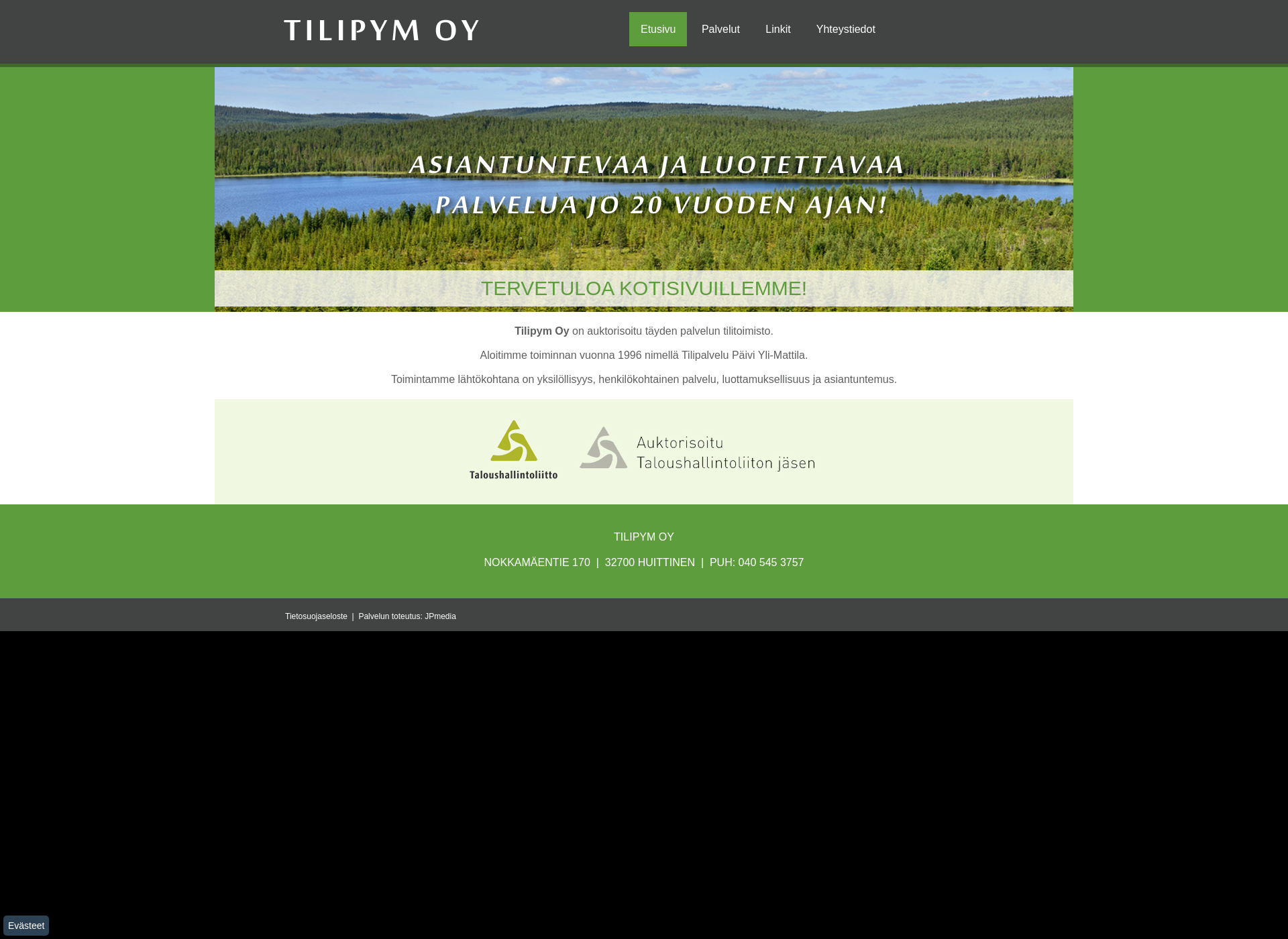 Screenshot for tilipym.fi