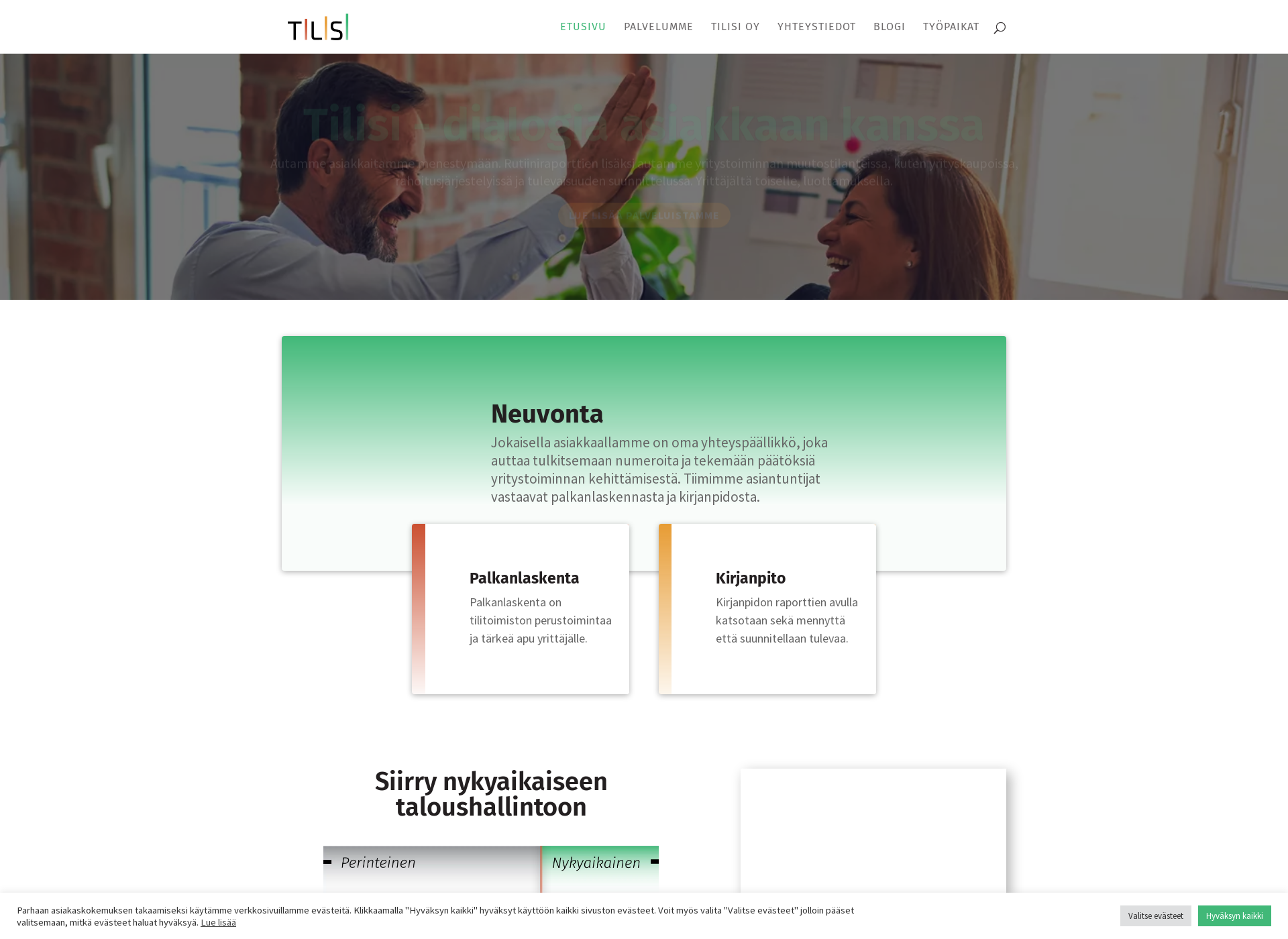 Screenshot for tilisi.fi