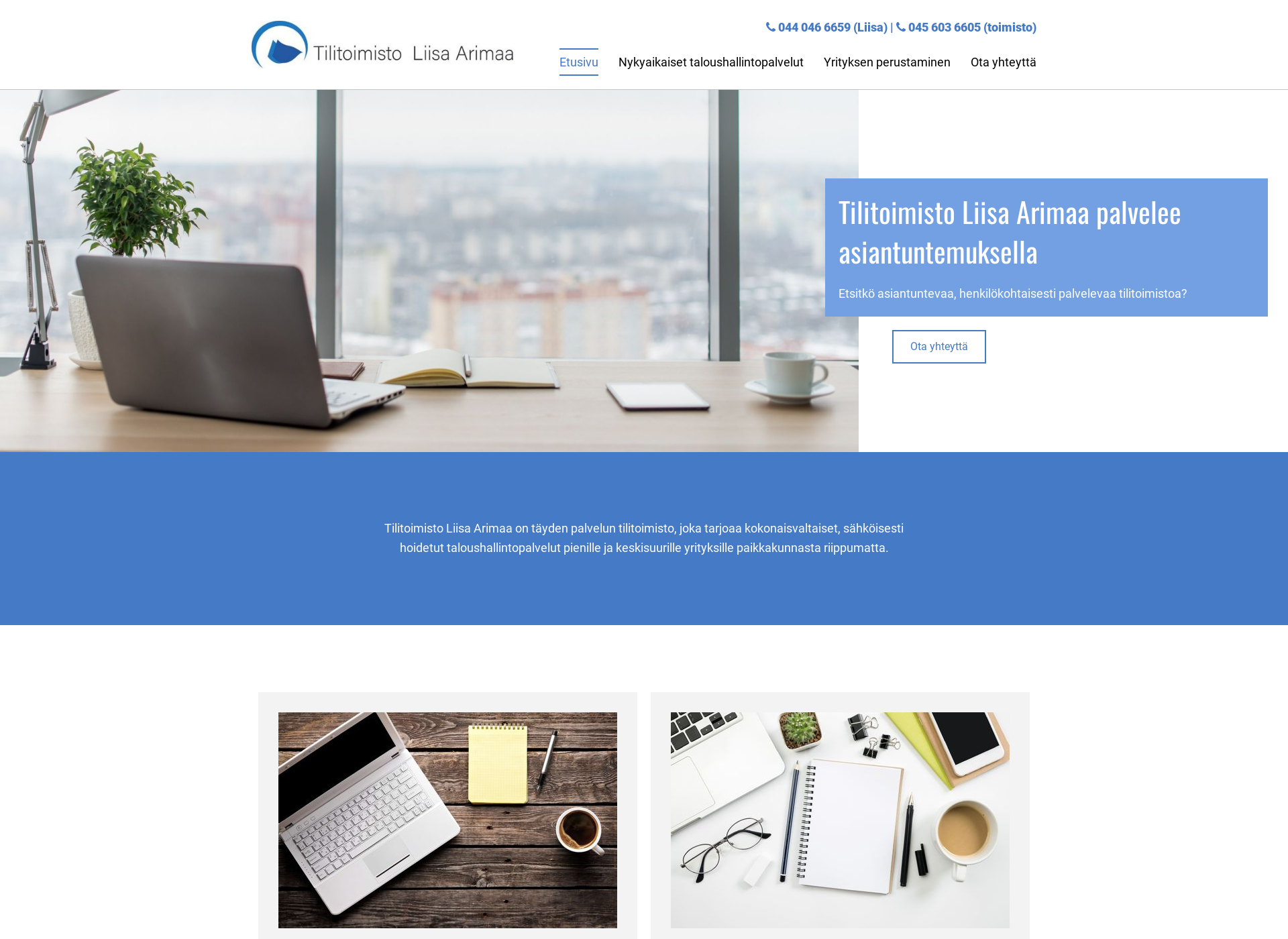 Screenshot for tilitoimistoliisaarimaa.fi