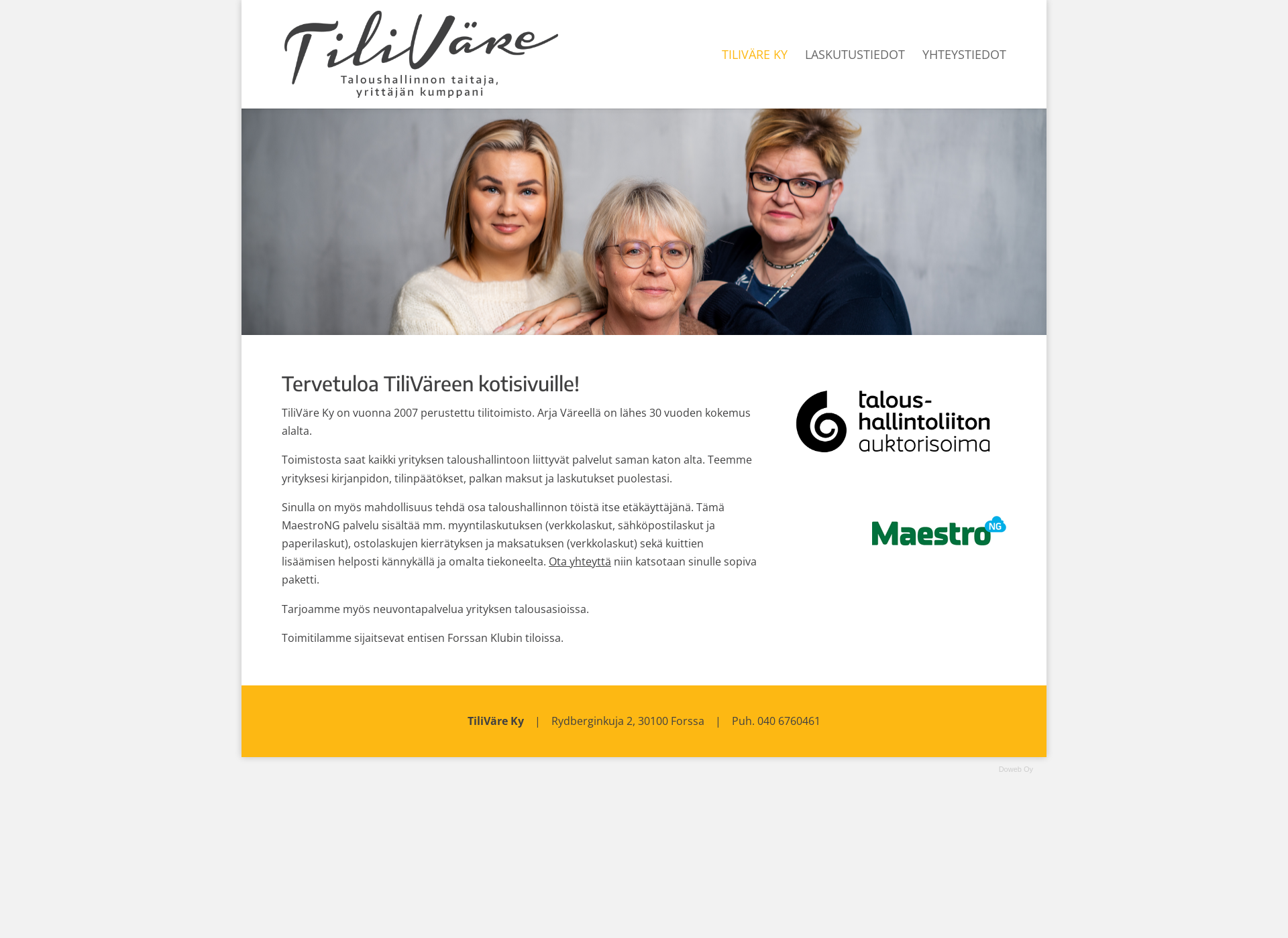 Screenshot for tilivare.fi