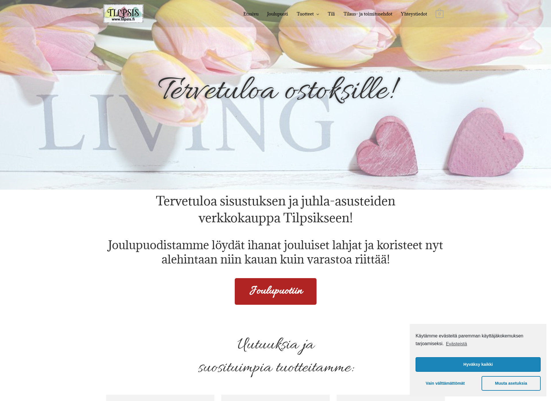 Skärmdump för tilpsis.fi