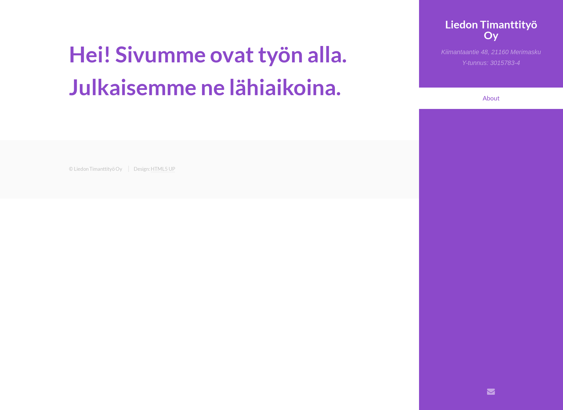 Skärmdump för timanttityoturku.fi