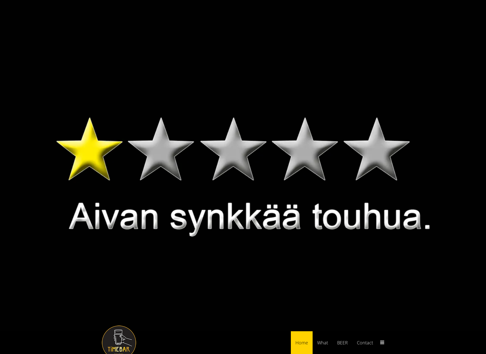 Skärmdump för timebar.fi