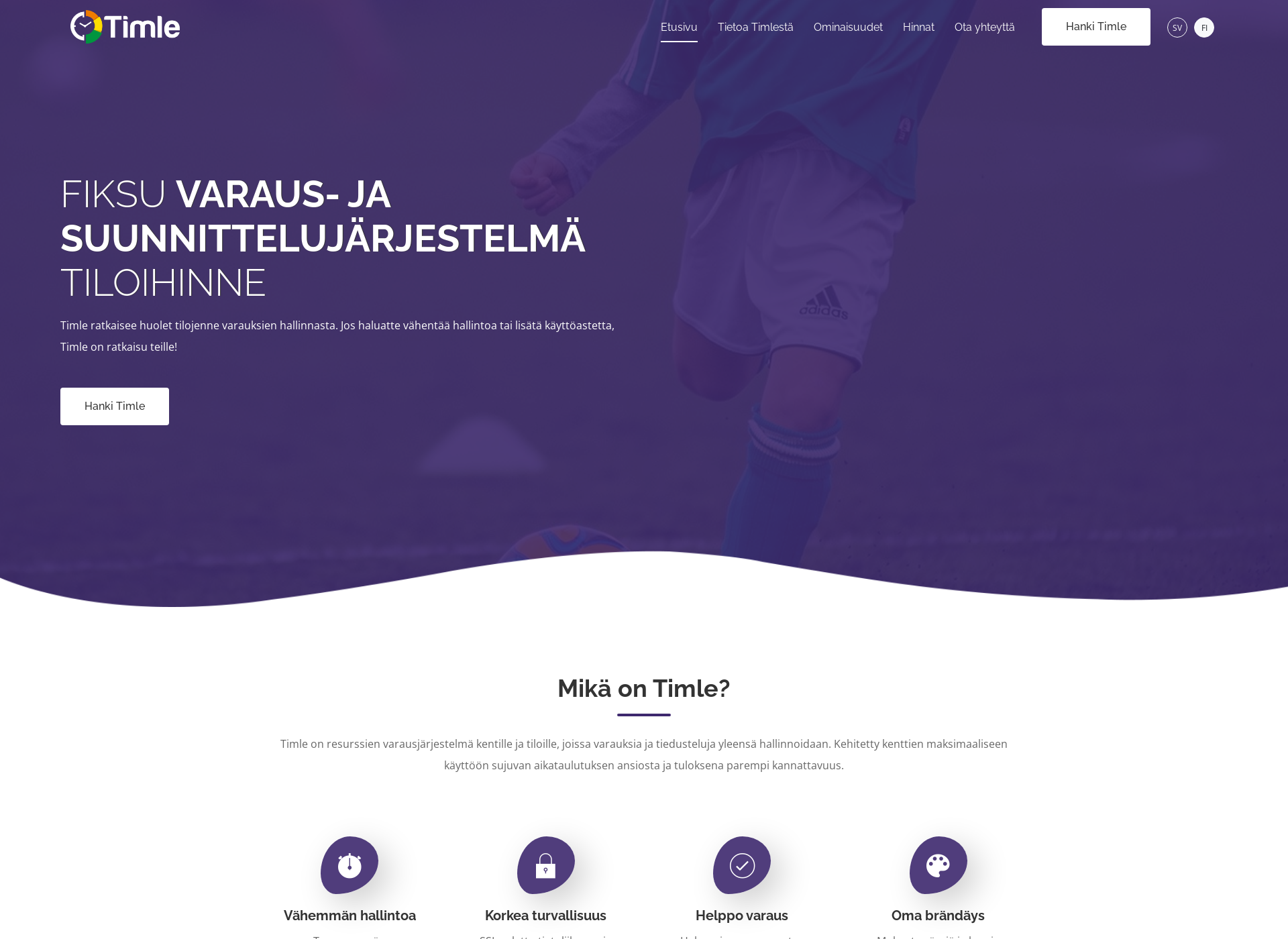 Screenshot for timle.fi