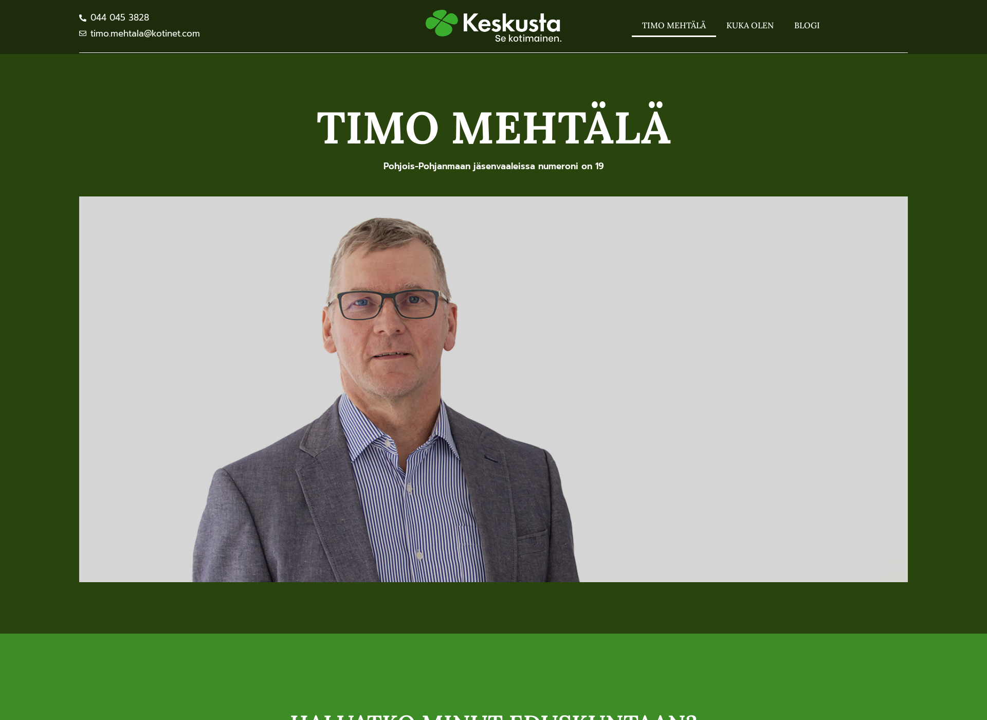 Skärmdump för timomehtala.fi