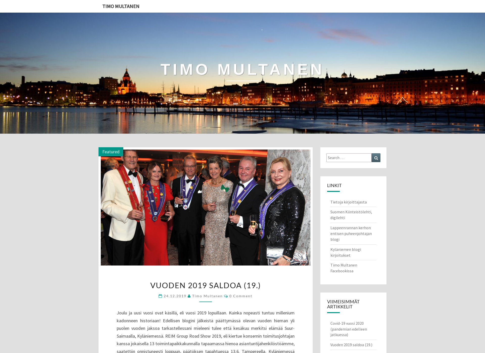 Screenshot for timomultanen.fi