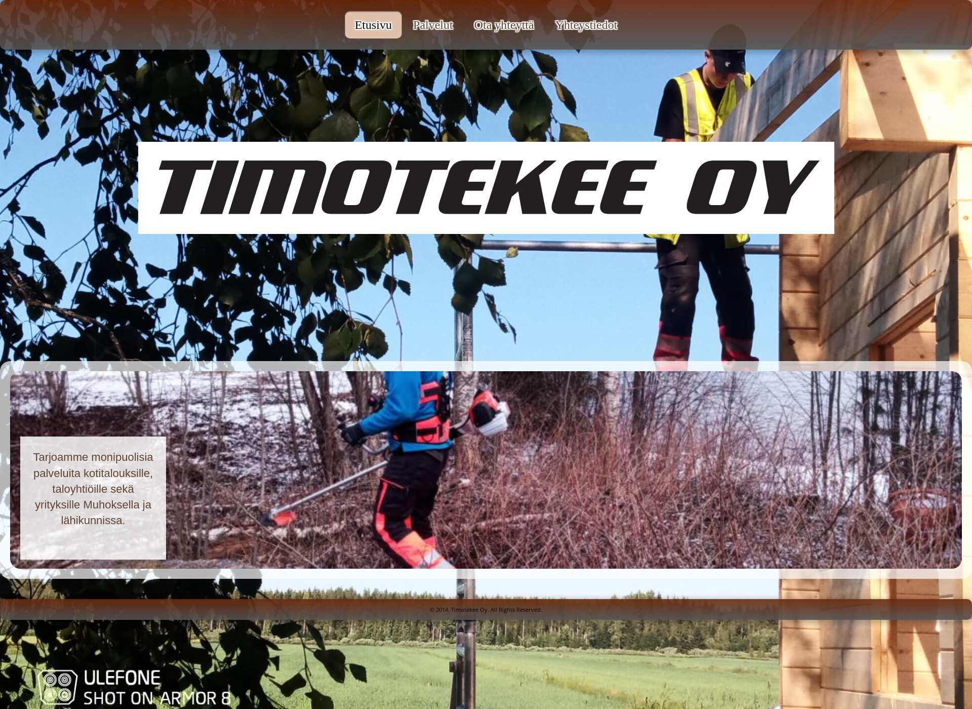 Screenshot for timotekee.fi