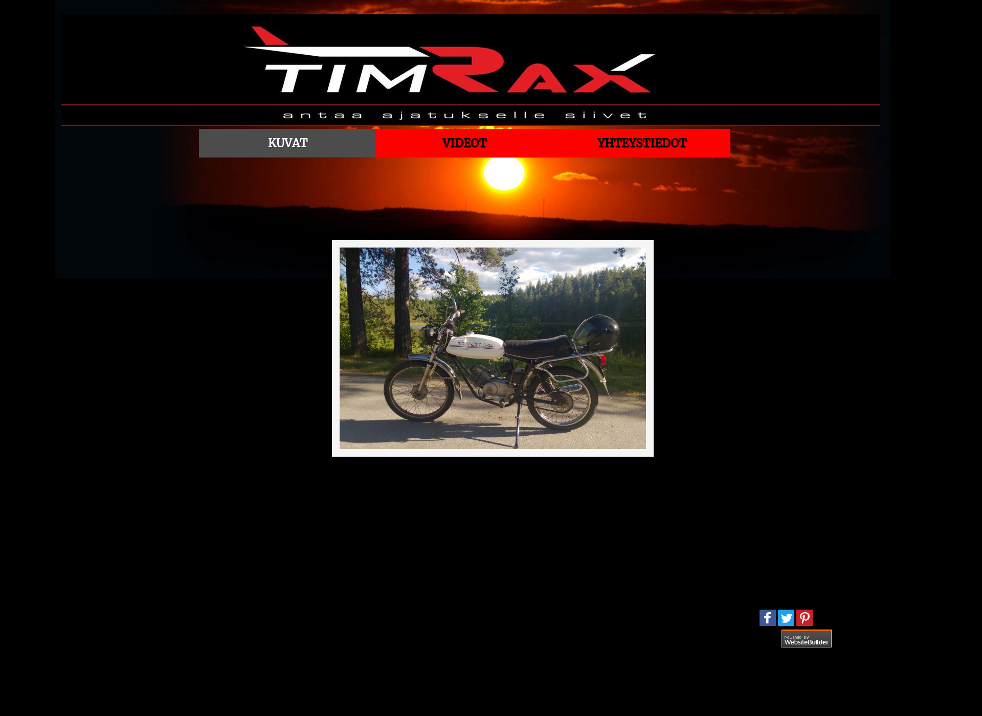 Screenshot for timrax.fi