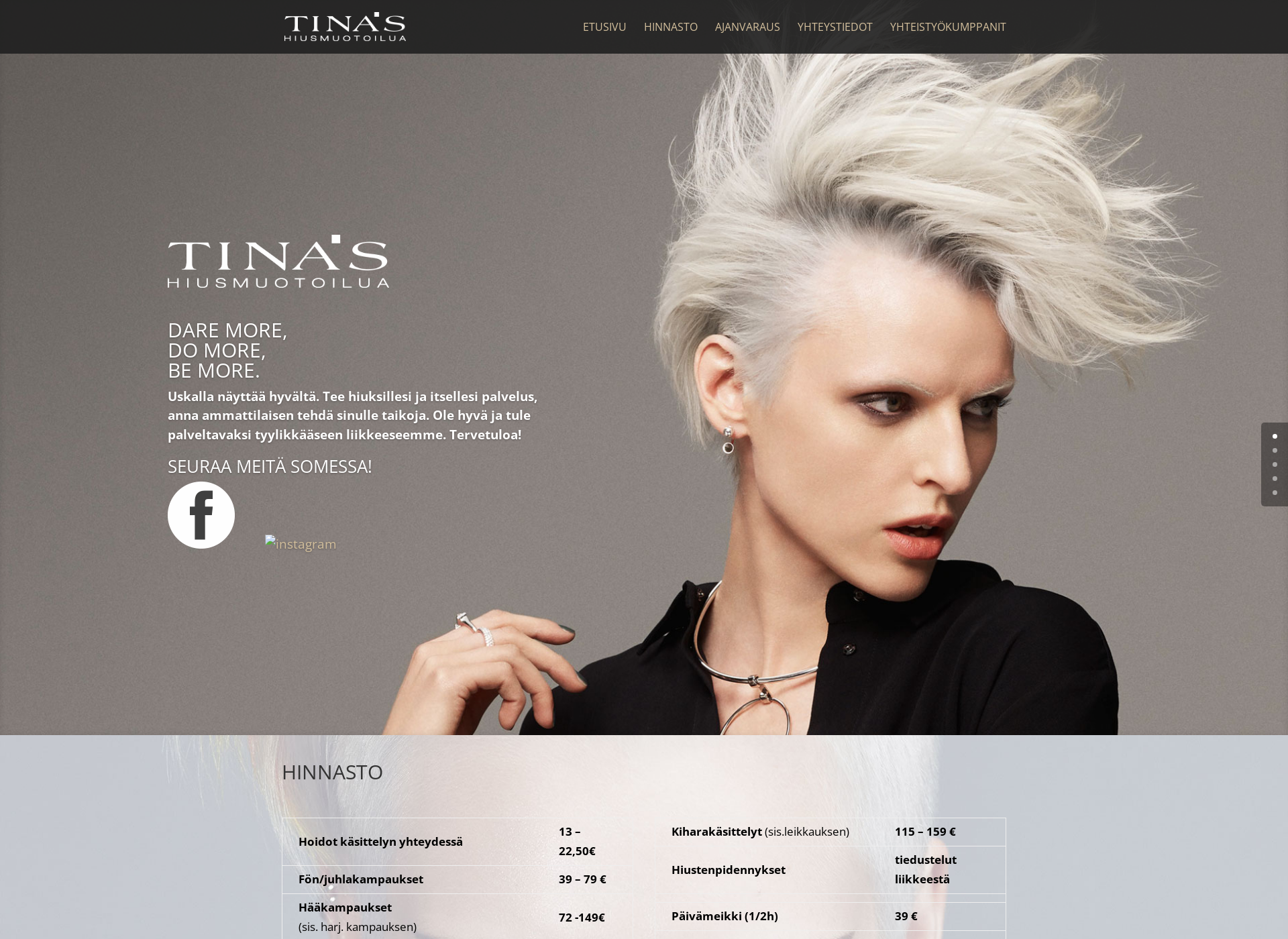 Screenshot for tinas.fi